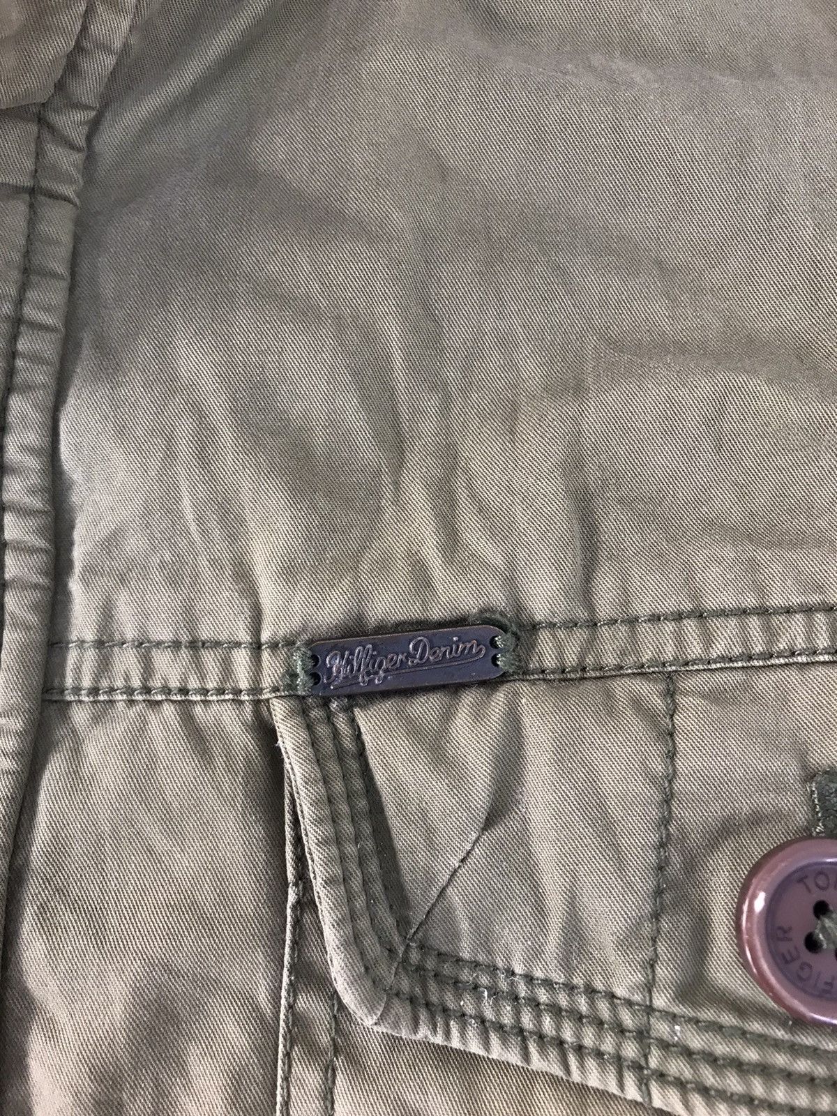 Tommy Hilfiger Tommy Hilfiger Denim Jacket Sherpa Inner Multi Pockets R069j Size US XL / EU 56 / 4 - 4 Thumbnail