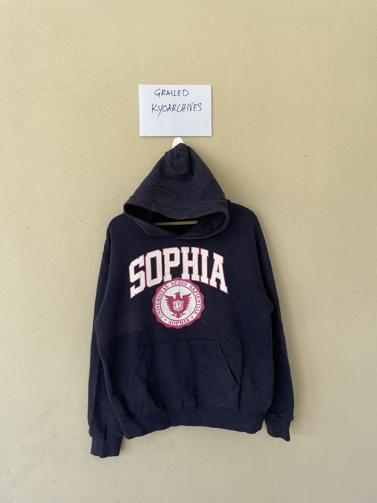 Vintage SOPHIA UNI BIG LOGO HOODIE Size US M / EU 48-50 / 2 - 1 Thumbnail