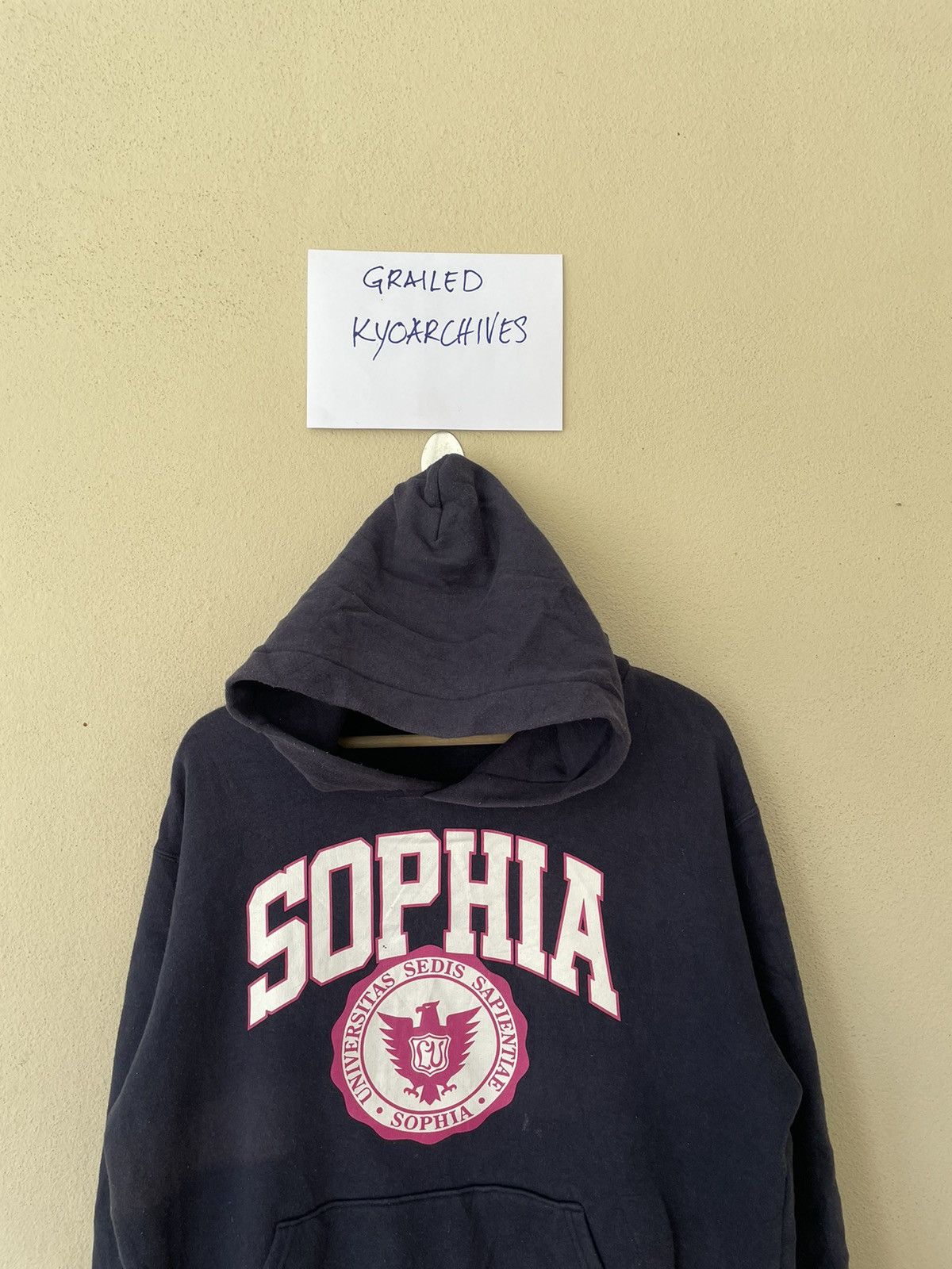 Vintage SOPHIA UNI BIG LOGO HOODIE Size US M / EU 48-50 / 2 - 3 Thumbnail