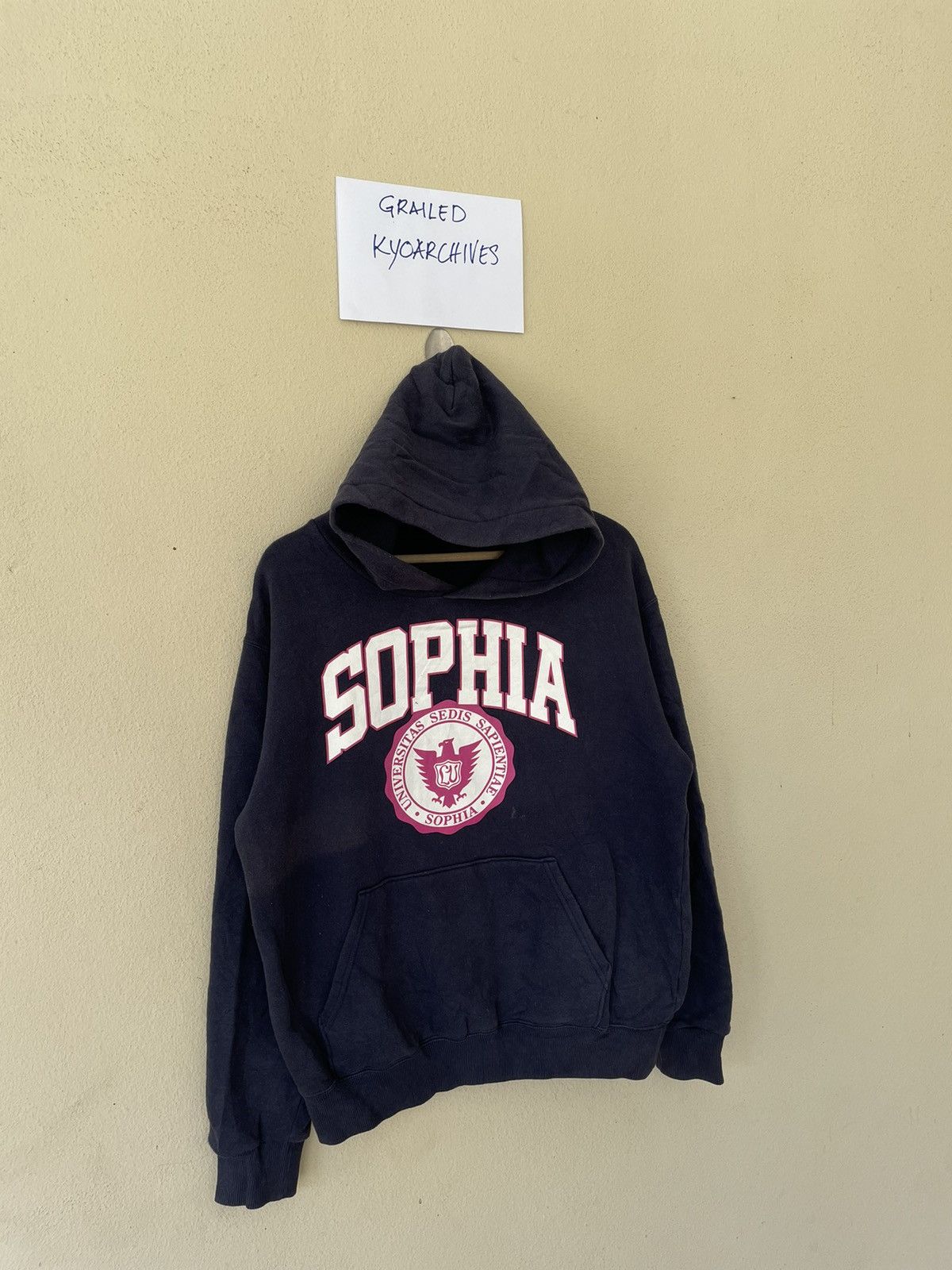 Vintage SOPHIA UNI BIG LOGO HOODIE Size US M / EU 48-50 / 2 - 2 Thumbnail