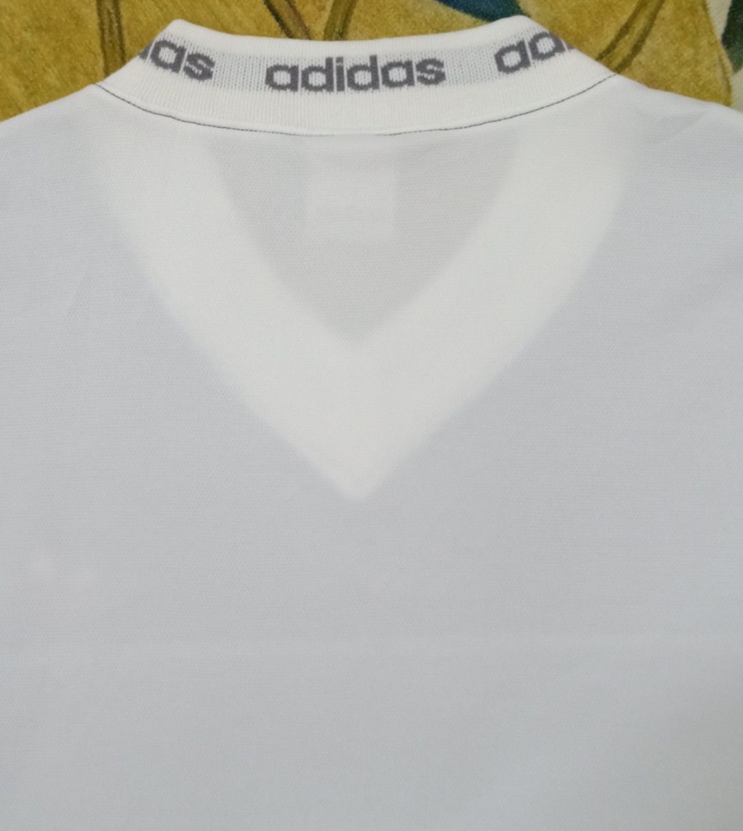 Adidas Vintage 90s Adidas With The Three Stripes Jersey Size US L / EU 52-54 / 3 - 21 Thumbnail