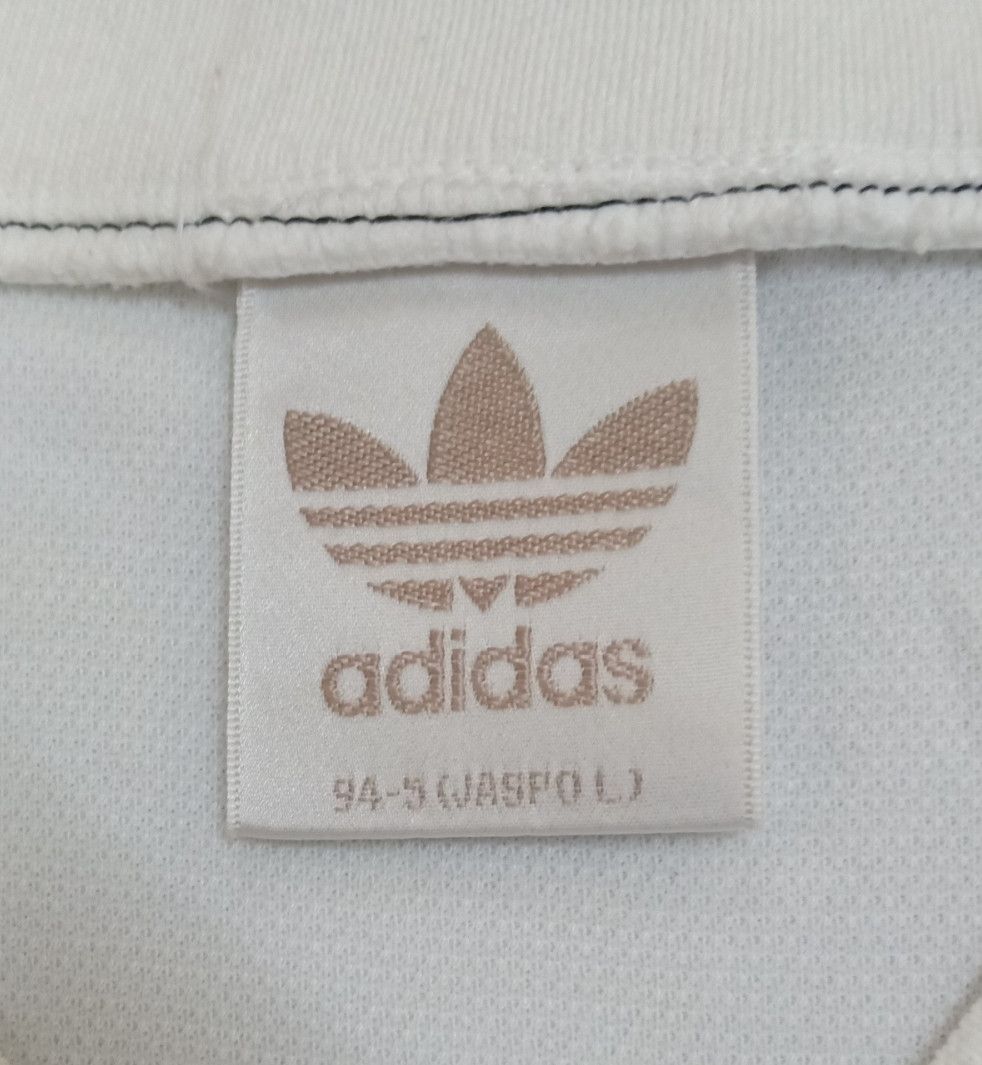 Adidas Vintage 90s Adidas With The Three Stripes Jersey Size US L / EU 52-54 / 3 - 10 Thumbnail