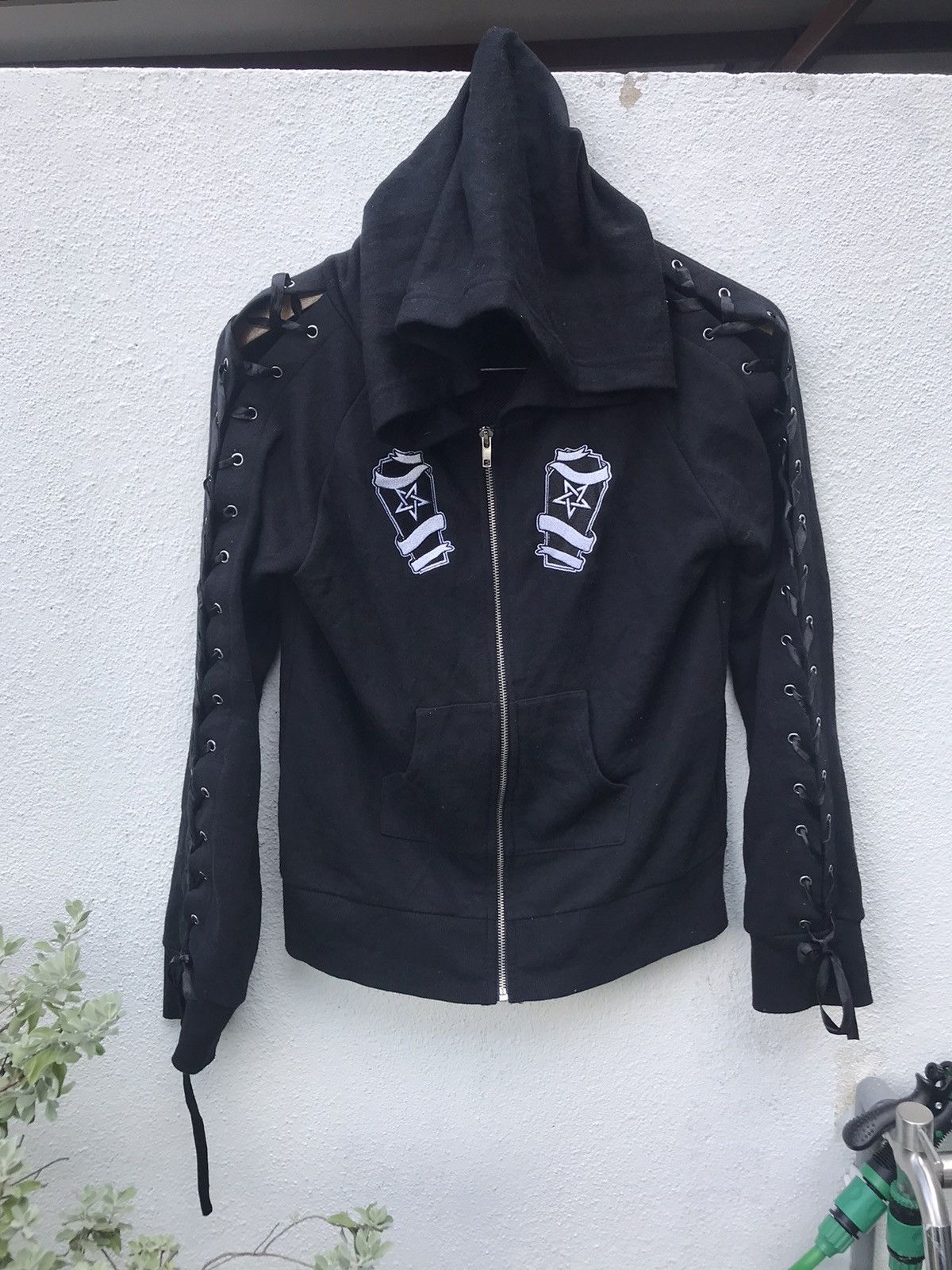 Japanese Brand × Le Grande Bleu (L.G.B.) HELL CAT PUNKS NOT DEAD ORIGINAL HOODIE Size M / US 6-8 / IT 42-44 - 2 Thumbnail