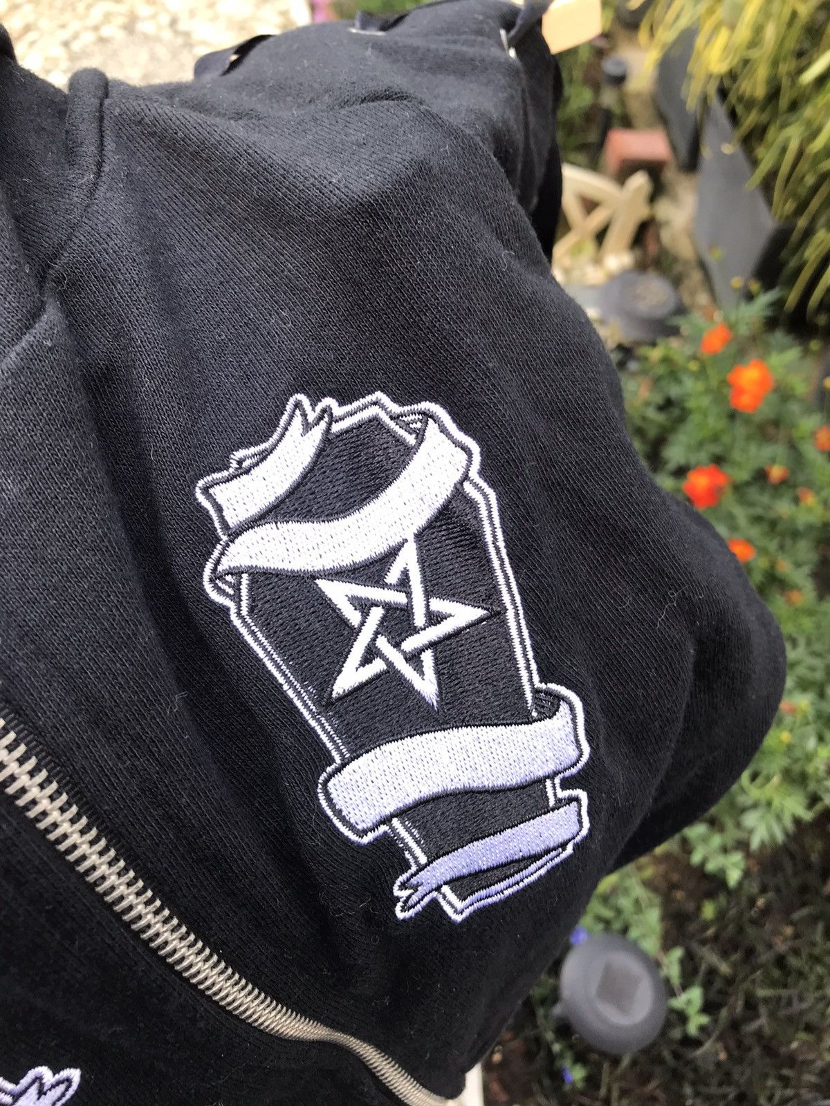 Japanese Brand × Le Grande Bleu (L.G.B.) HELL CAT PUNKS NOT DEAD ORIGINAL HOODIE Size M / US 6-8 / IT 42-44 - 3 Thumbnail
