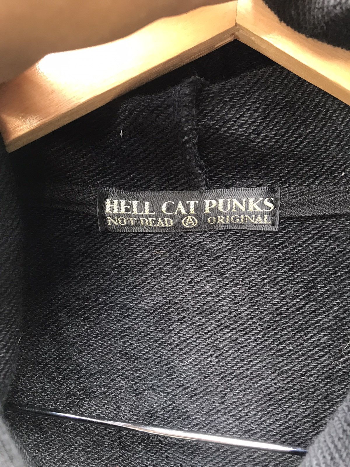 Japanese Brand × Le Grande Bleu (L.G.B.) HELL CAT PUNKS NOT DEAD ORIGINAL HOODIE Size M / US 6-8 / IT 42-44 - 5 Thumbnail