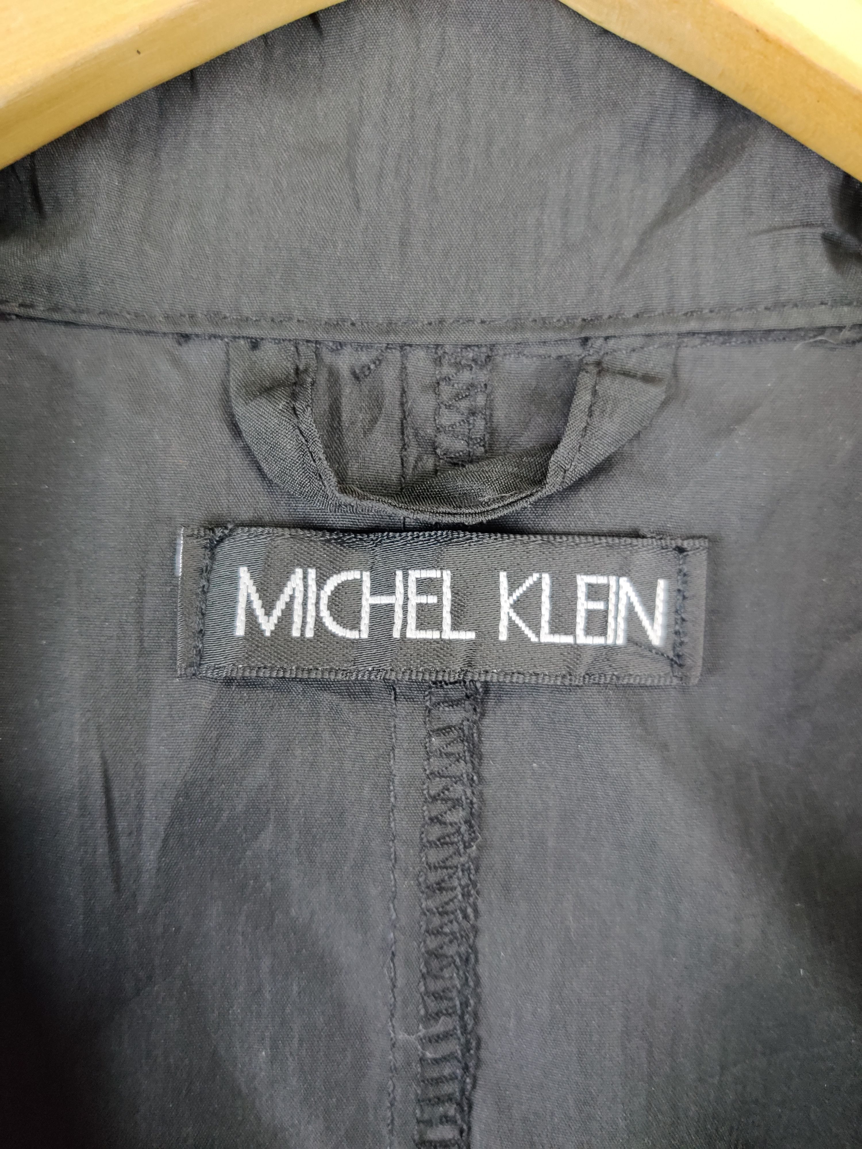 Michel Klein Vintage Michel Klein Nylon Long Light Jacket Size US XXL / EU 58 / 5 - 7 Thumbnail