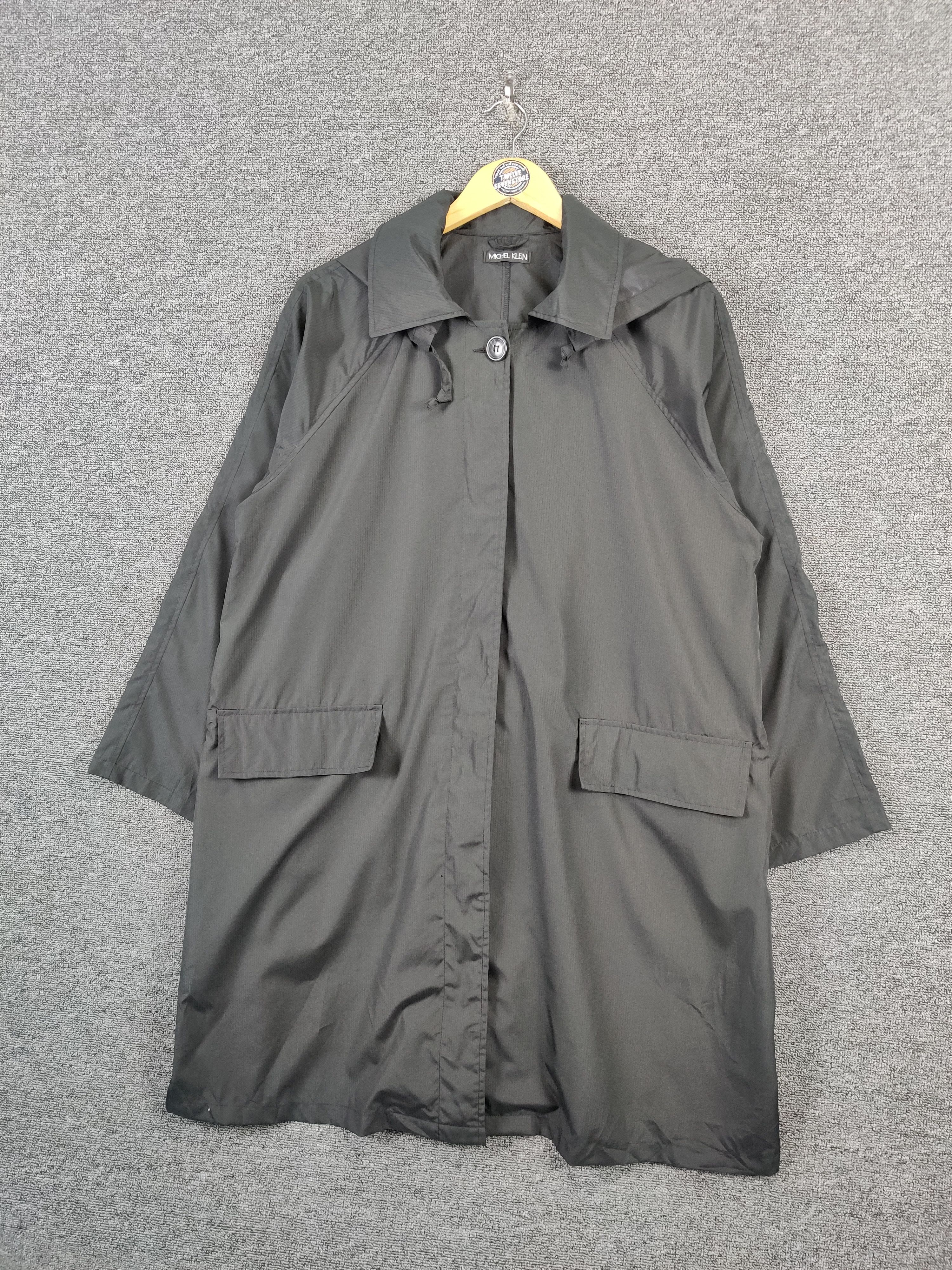 Michel Klein Vintage Michel Klein Nylon Long Light Jacket Size US XXL / EU 58 / 5 - 2 Thumbnail