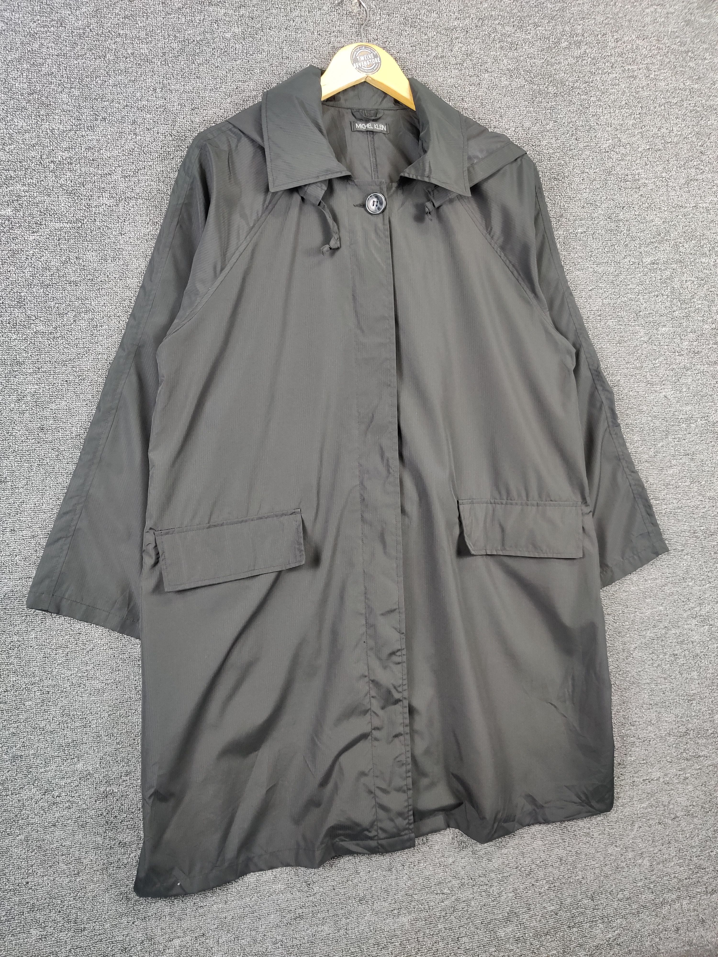Michel Klein Vintage Michel Klein Nylon Long Light Jacket Size US XXL / EU 58 / 5 - 5 Thumbnail