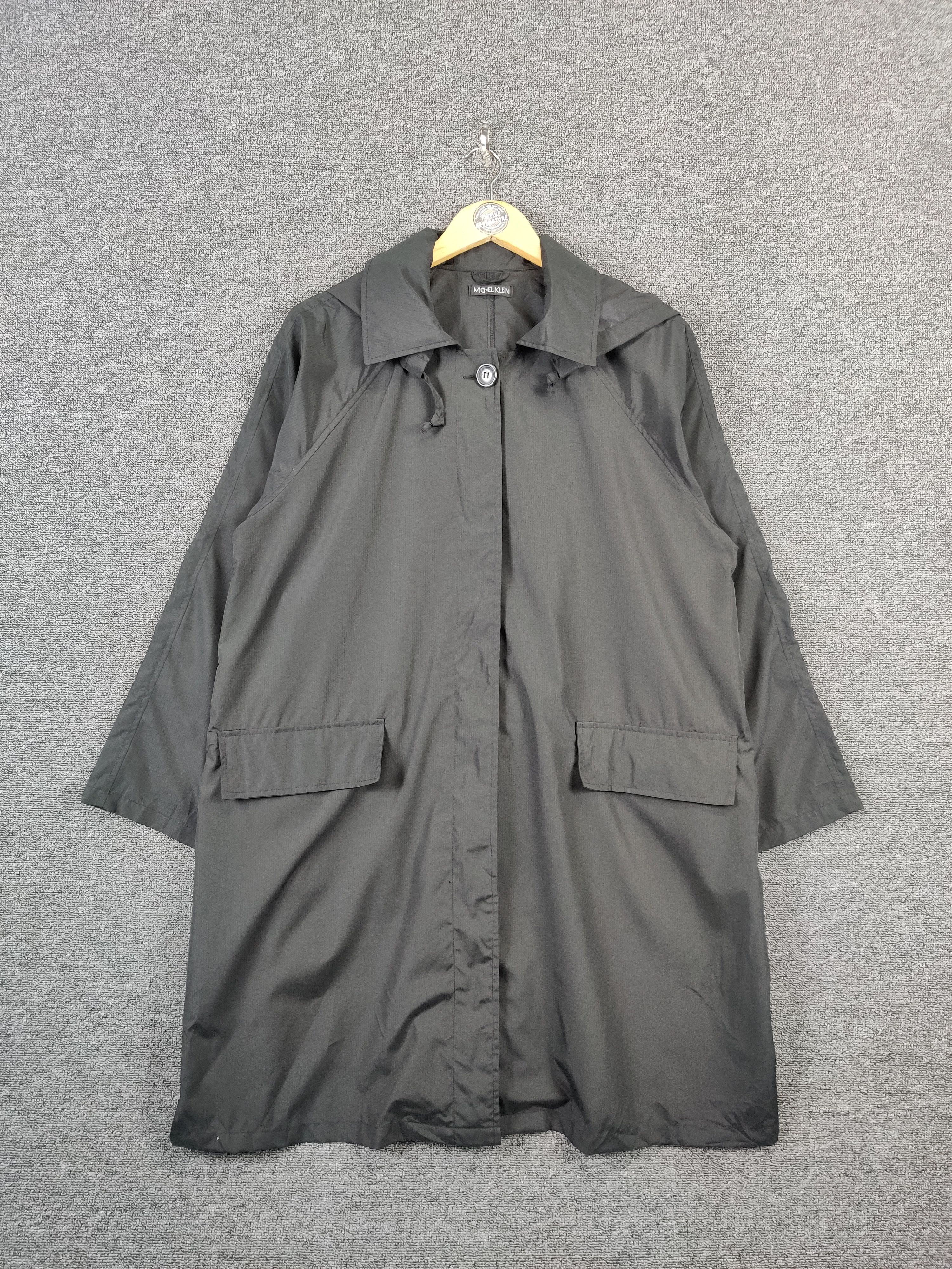 Michel Klein Vintage Michel Klein Nylon Long Light Jacket Size US XXL / EU 58 / 5 - 1 Thumbnail