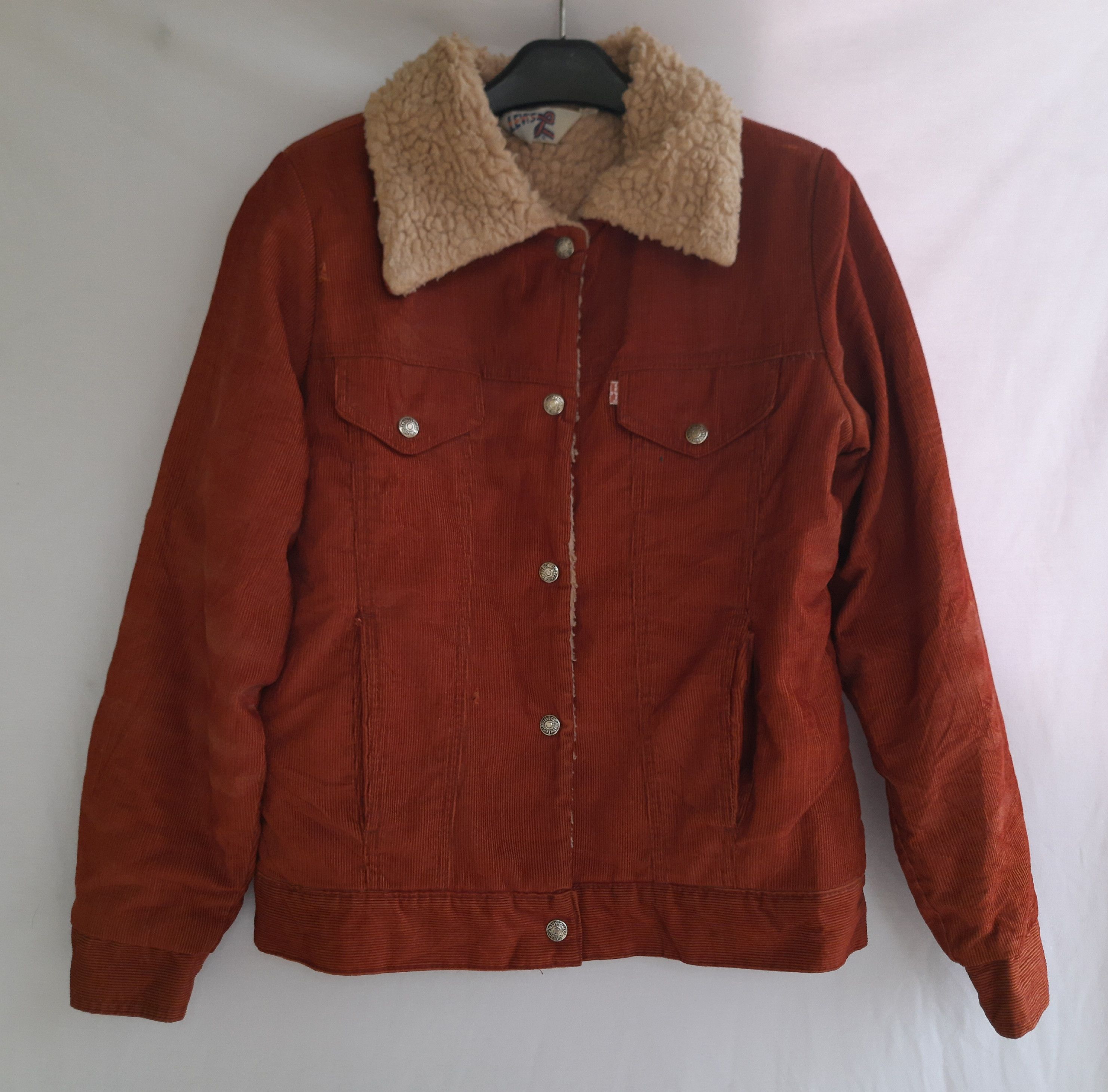 Vintage 1960s LEVI'S Big E Corduroy Sherpa Lined Jacket
