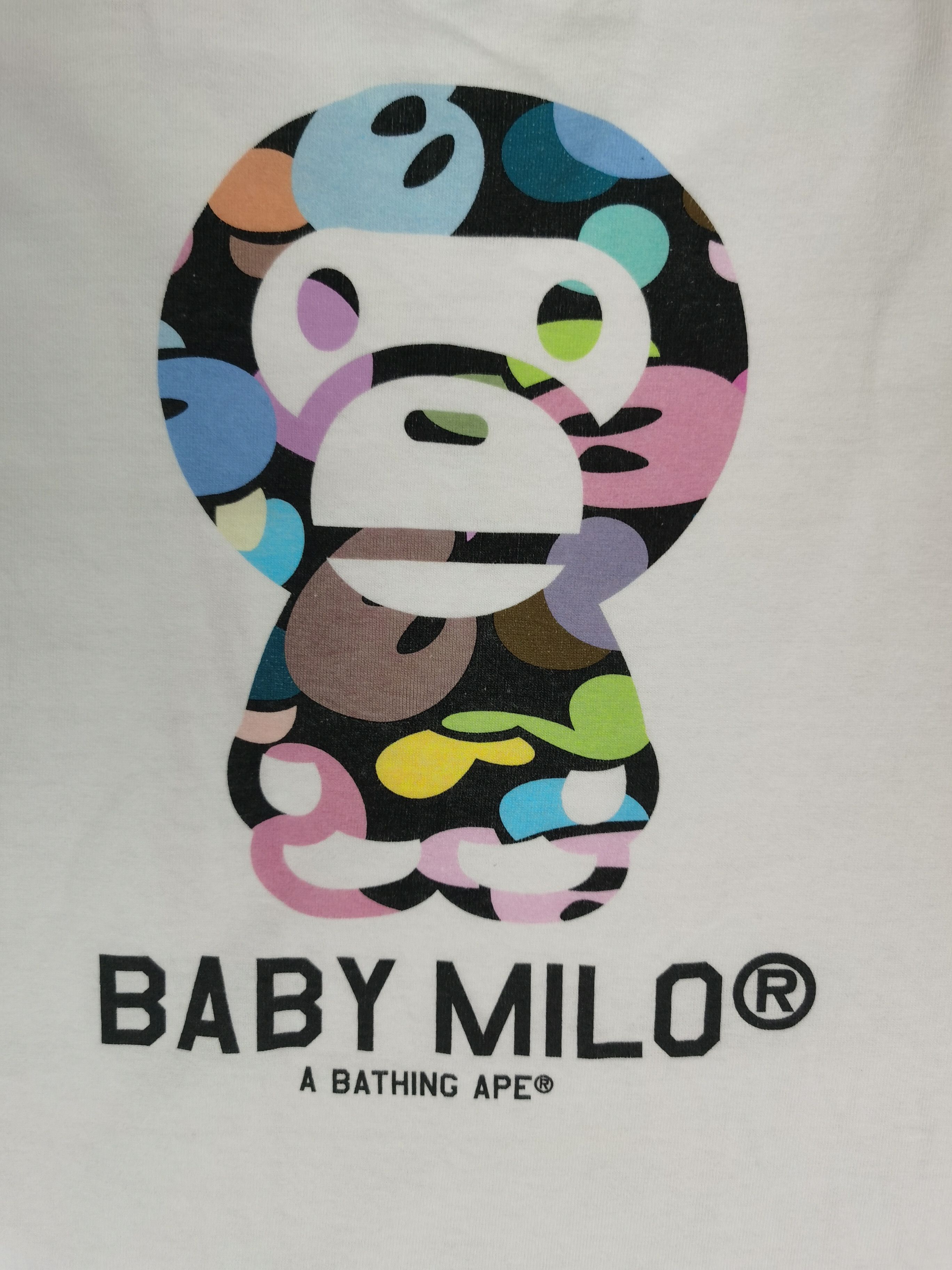 Bape Baby Milo Multi Camo L/S Tee Size US XL / EU 56 / 4 - 2 Thumbnail