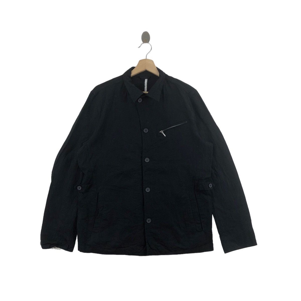 Indigo × Vintage Vintage Open Dich Union Made Jacket Ramie Japanese Brand Size US L / EU 52-54 / 3 - 1 Thumbnail