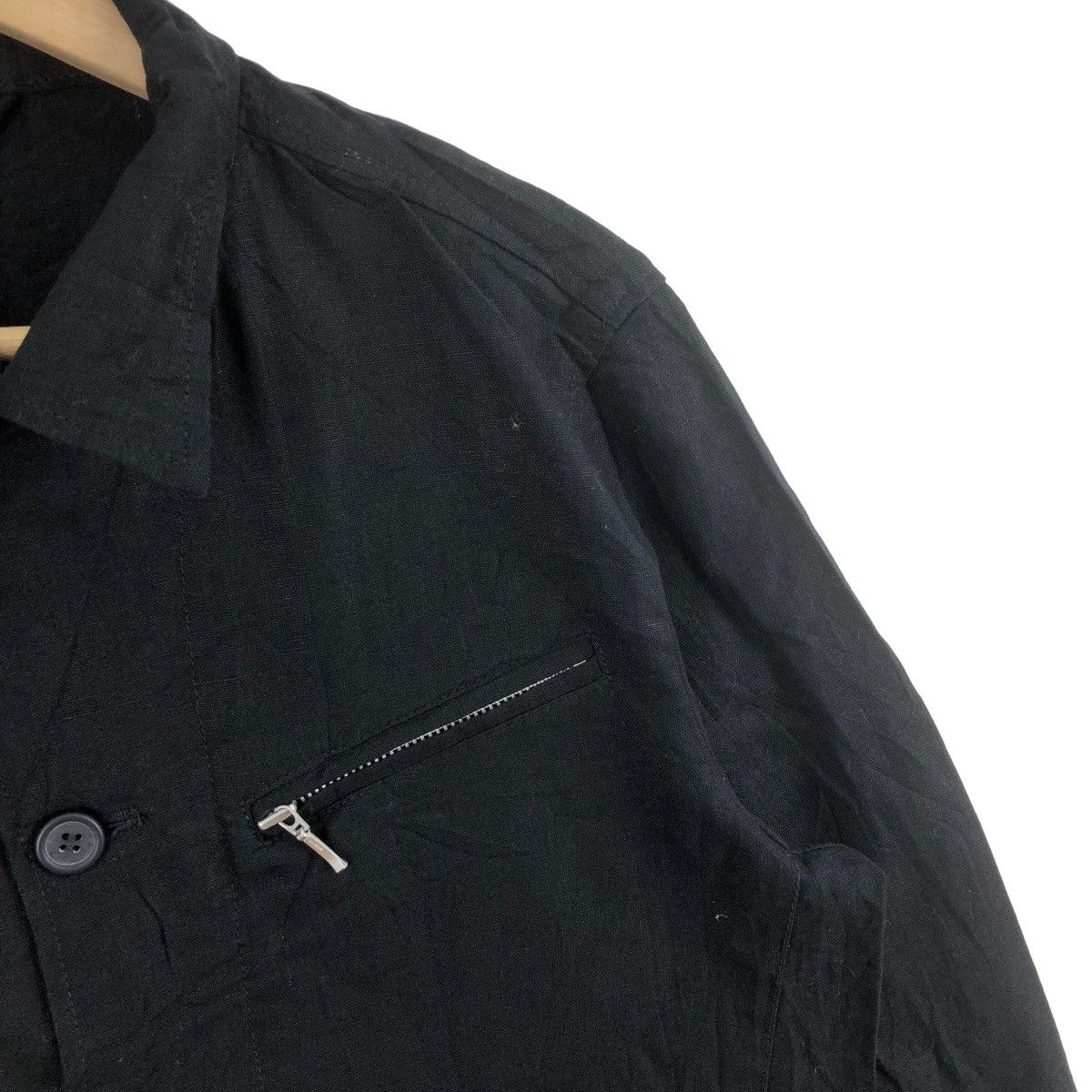 Indigo × Vintage Vintage Open Dich Union Made Jacket Ramie Japanese Brand Size US L / EU 52-54 / 3 - 4 Thumbnail