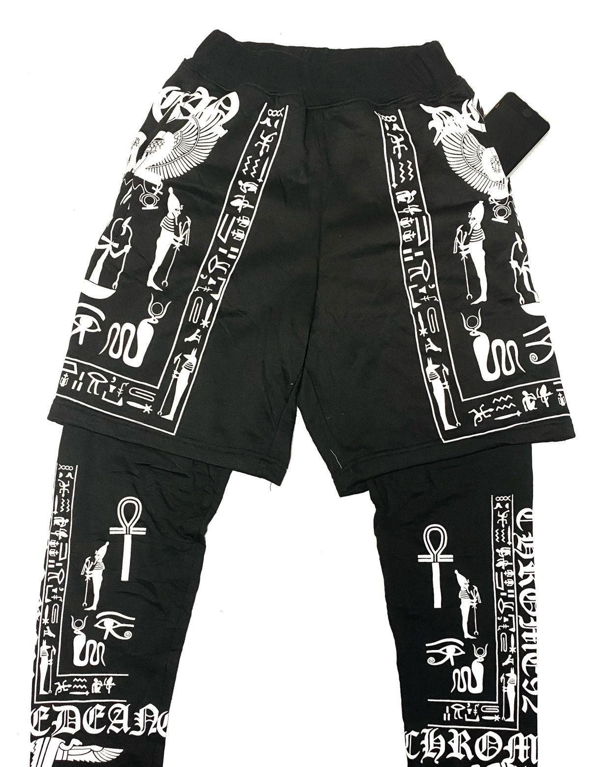 Art Comes First Mens Streetwear Inset Leggings Shorts Size US 30 / EU 46 - 4 Thumbnail