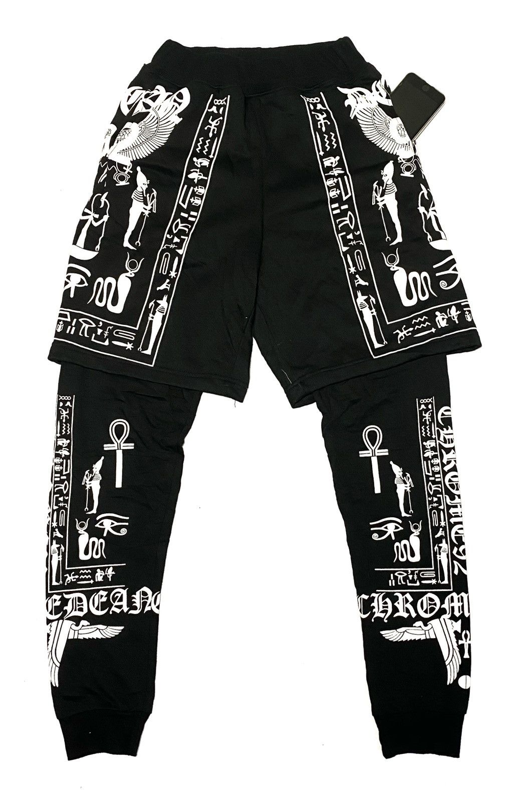 Art Comes First Mens Streetwear Inset Leggings Shorts Size US 30 / EU 46 - 1 Thumbnail
