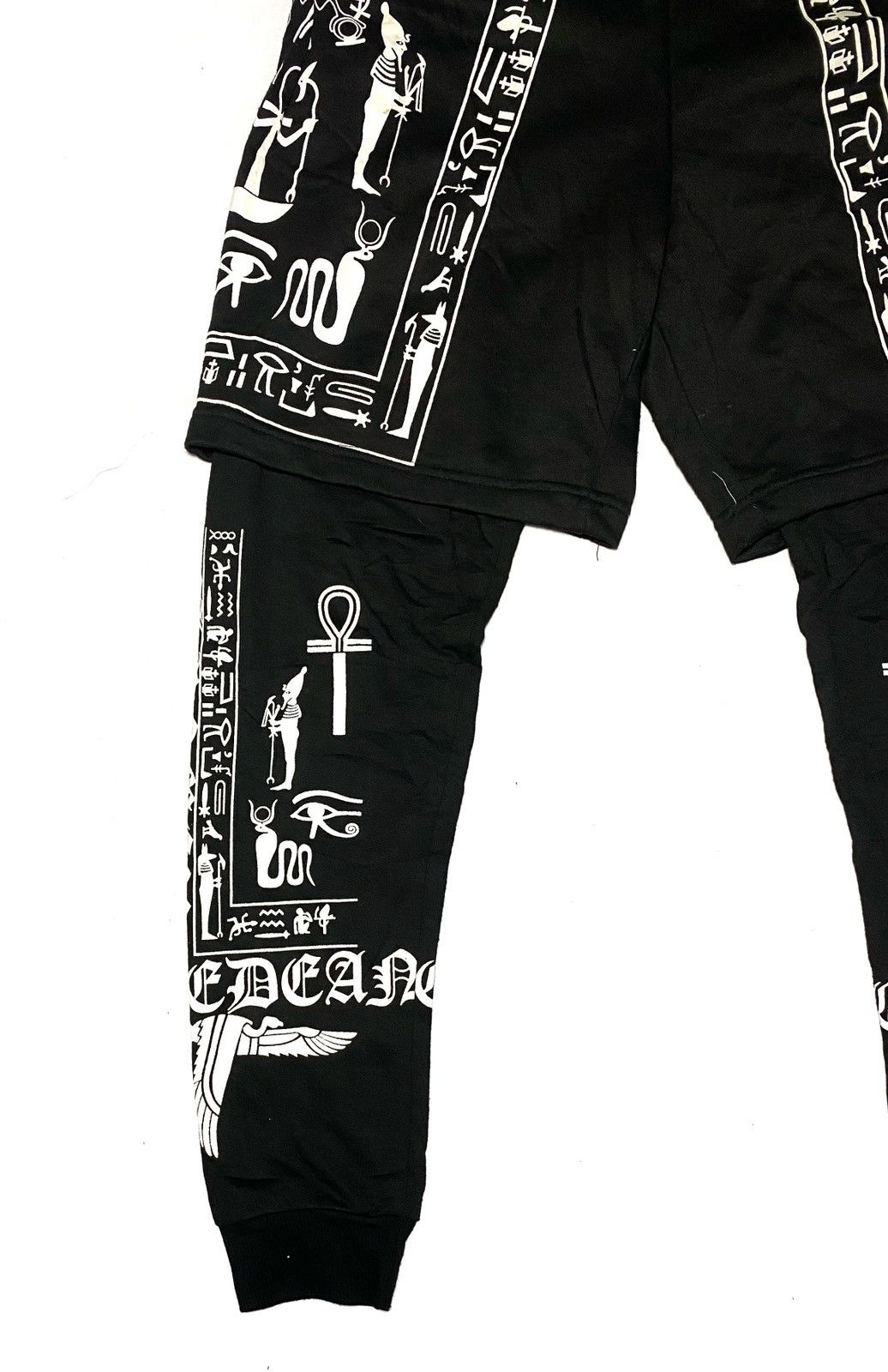 Art Comes First Mens Streetwear Inset Leggings Shorts Size US 30 / EU 46 - 2 Thumbnail
