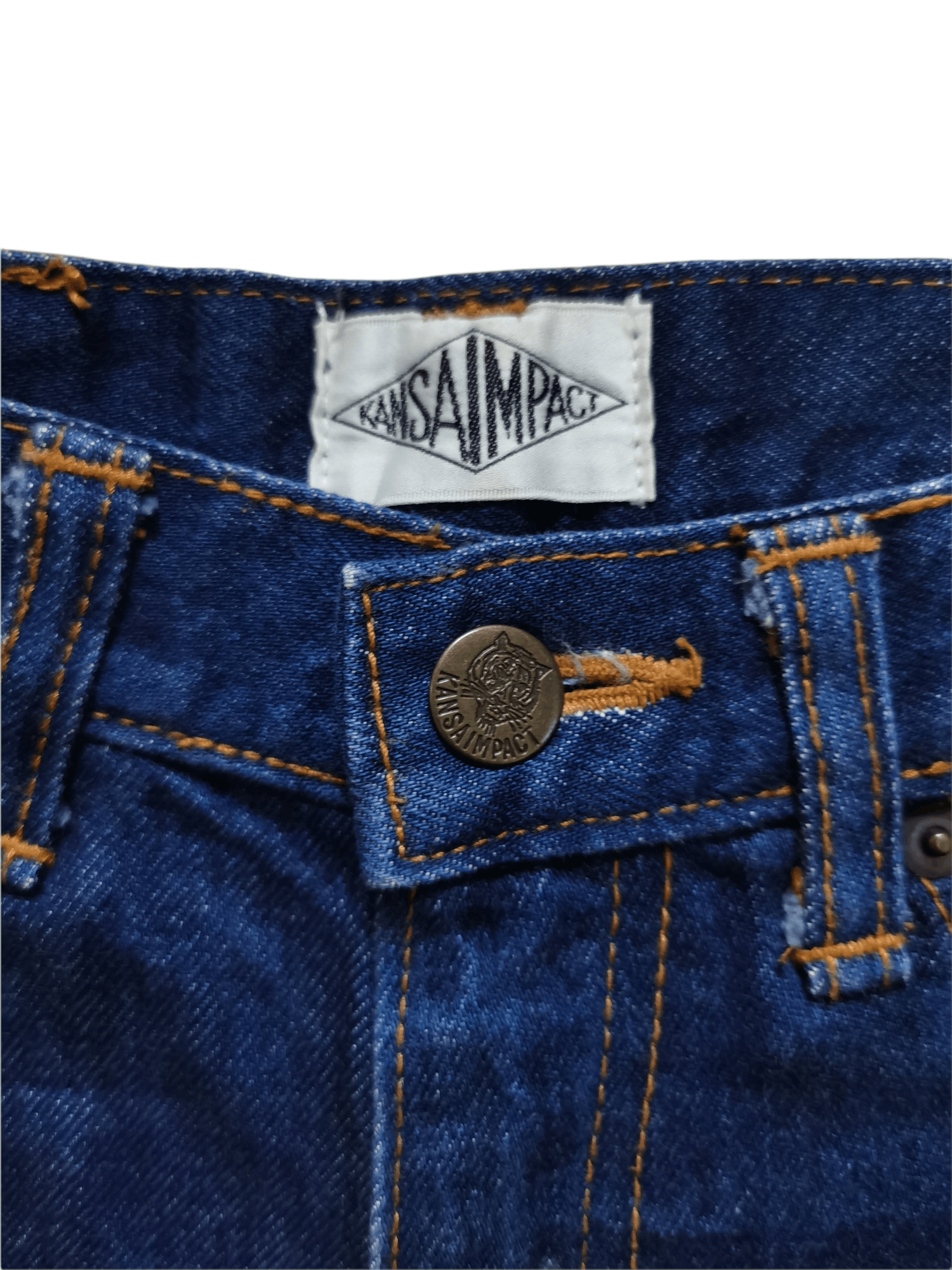 Japanese Brand Kansai Impact FUN KANSAI MAN Dragon Embroidered Jeans Size 28" / US 6 / IT 42 - 2 Thumbnail