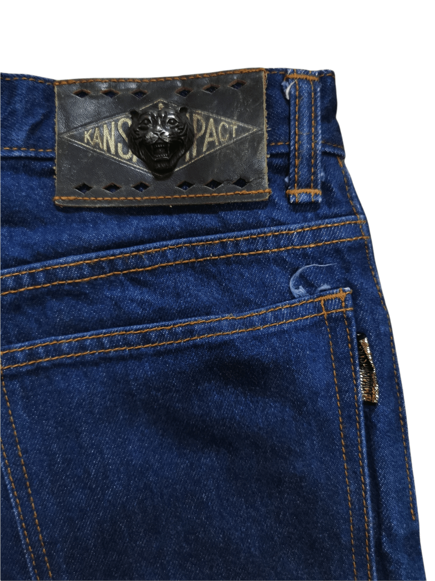 Japanese Brand Kansai Impact FUN KANSAI MAN Dragon Embroidered Jeans Size 28" / US 6 / IT 42 - 5 Thumbnail
