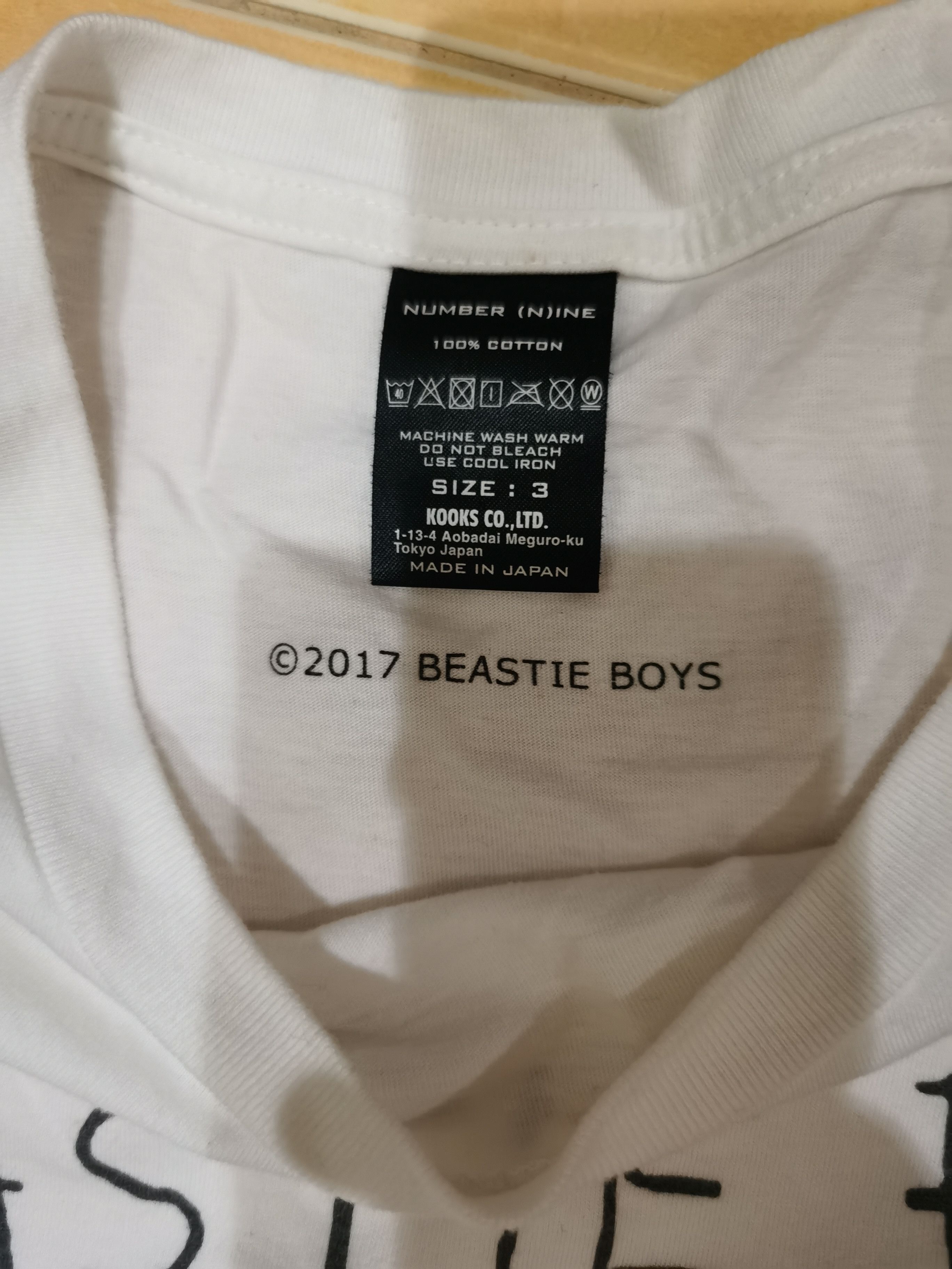Band Tees Number (N)ine x Beastie Boy T-shirt Size US M / EU 48-50 / 2 - 9 Thumbnail