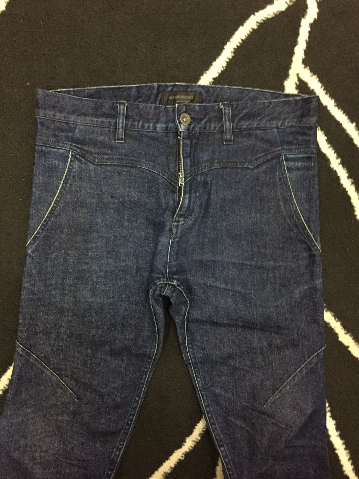 Japanese Brand RARE No Crossing Twist Denim Size 31" - 3 Thumbnail