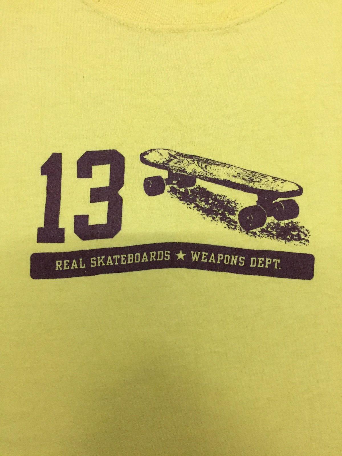 Hanes Vintage 90's Real Skateboards Weapons Dept. T-Shirt Size US L / EU 52-54 / 3 - 2 Thumbnail
