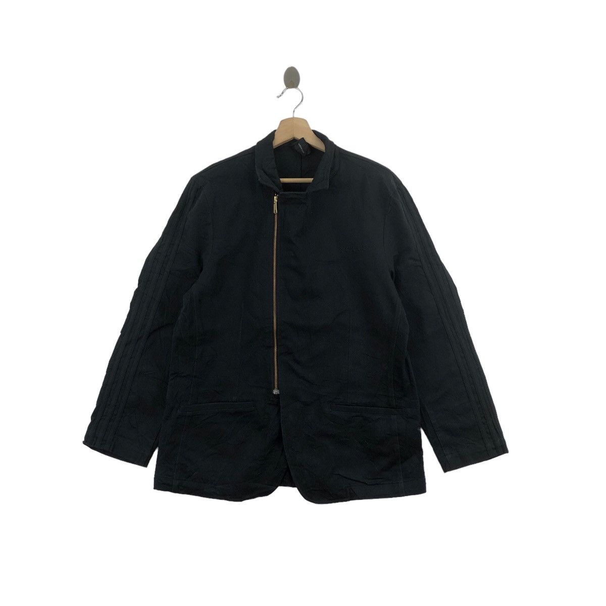 Adidas ADIDAS Jacket Heavy Cotton Canvas Three Stripes Streetwear Size US M / EU 48-50 / 2 - 1 Thumbnail