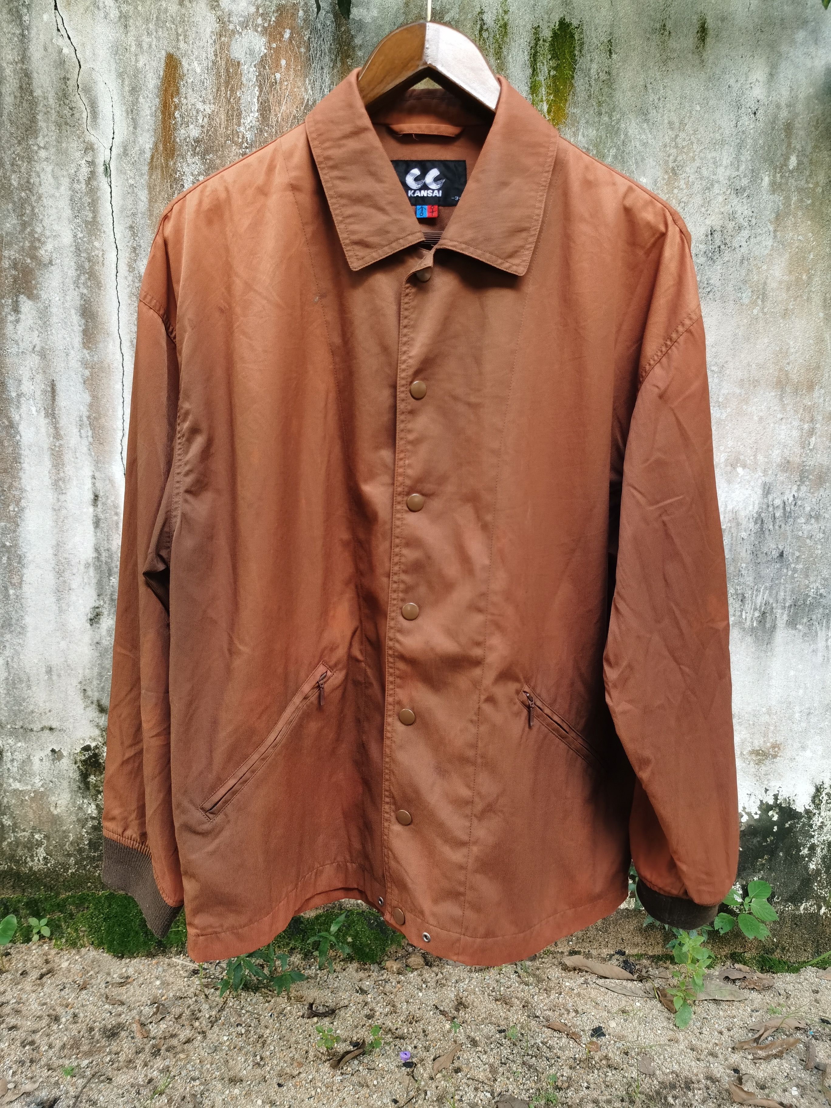Japanese Brand × Kansai Yamamoto Kansai WX/710N Coach Jacket Sun Faded Size US L / EU 52-54 / 3 - 2 Thumbnail