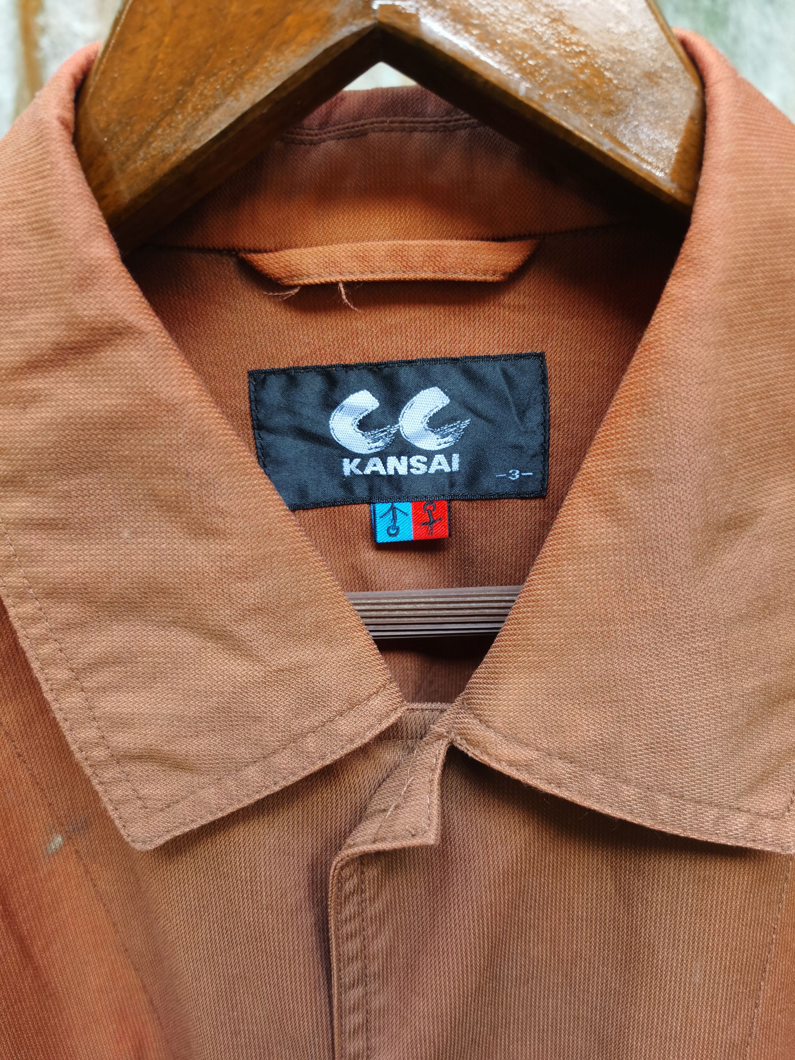 Japanese Brand × Kansai Yamamoto Kansai WX/710N Coach Jacket Sun Faded Size US L / EU 52-54 / 3 - 3 Thumbnail