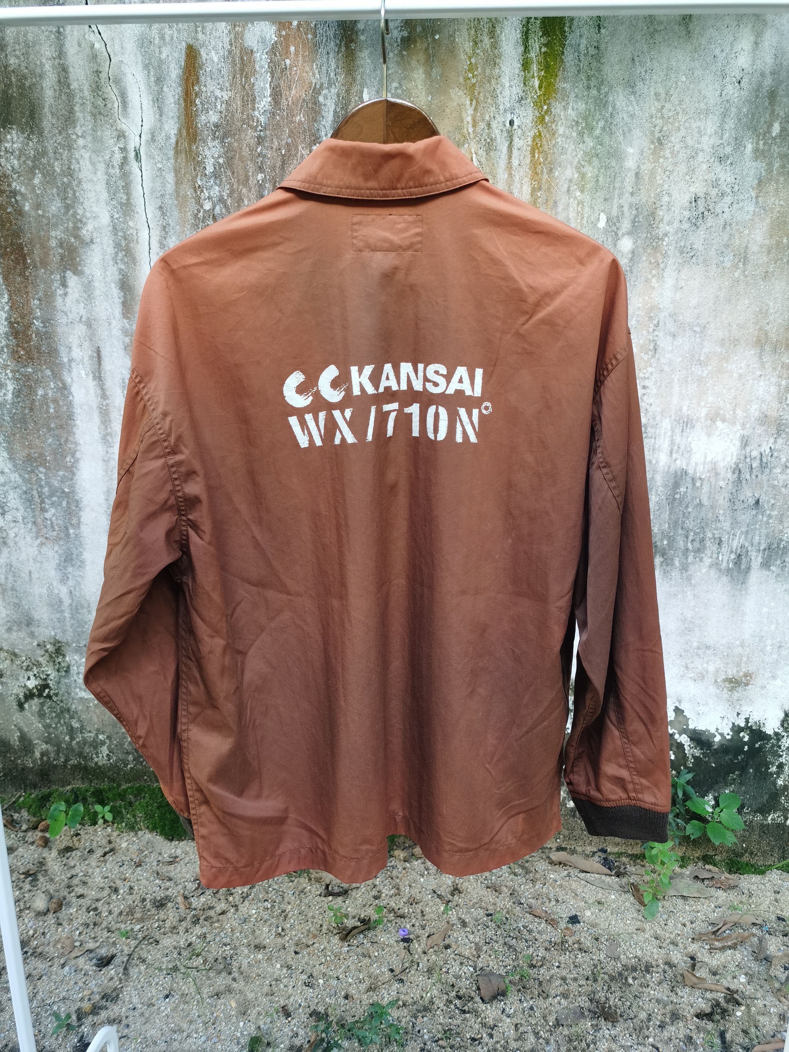 Japanese Brand × Kansai Yamamoto Kansai WX/710N Coach Jacket Sun Faded Size US L / EU 52-54 / 3 - 1 Thumbnail