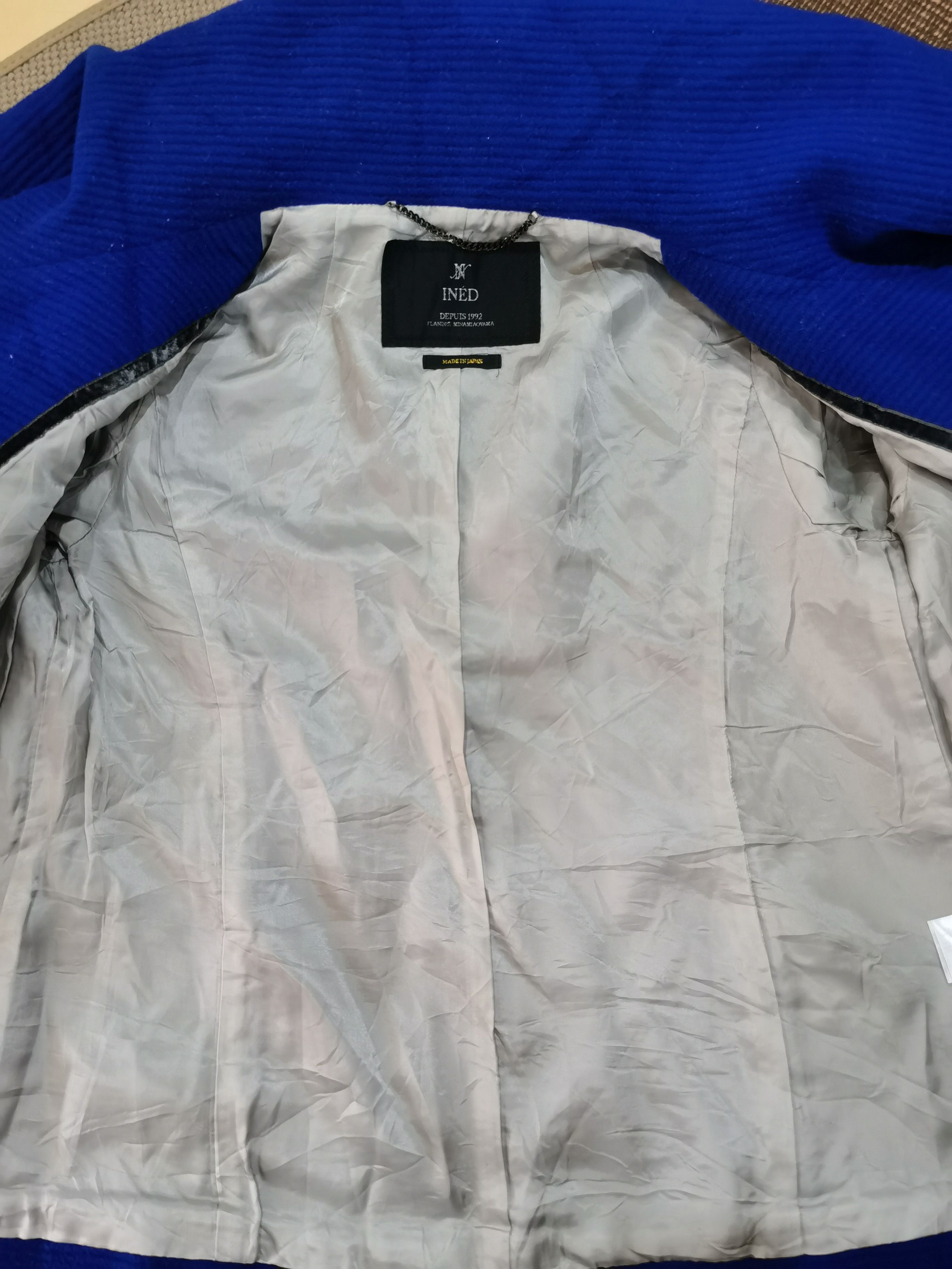 Japanese Brand Vintage INED Depuis 1992 by Yohji Yamamoto Wool Jacket Size XS / US 0-2 / IT 36-38 - 8 Thumbnail