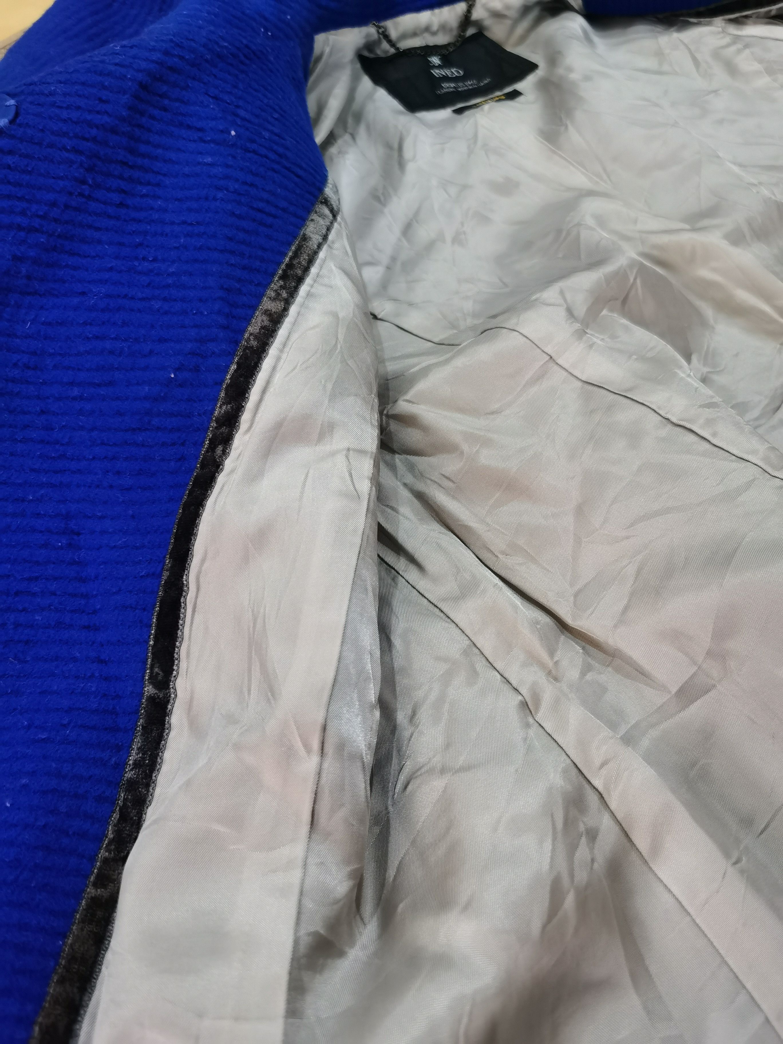 Japanese Brand Vintage INED Depuis 1992 by Yohji Yamamoto Wool Jacket Size XS / US 0-2 / IT 36-38 - 10 Thumbnail