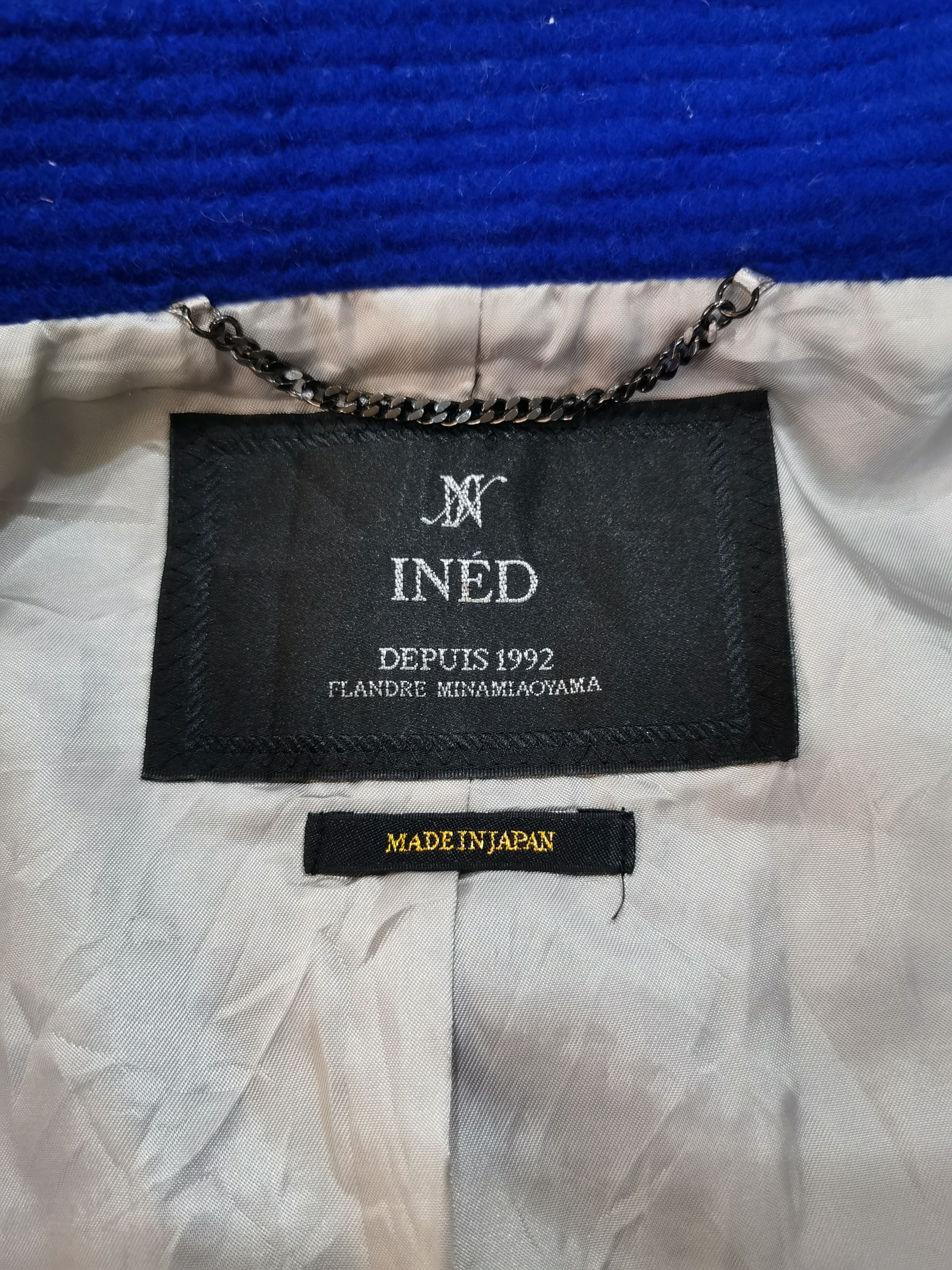 Japanese Brand Vintage INED Depuis 1992 by Yohji Yamamoto Wool Jacket Size XS / US 0-2 / IT 36-38 - 9 Thumbnail