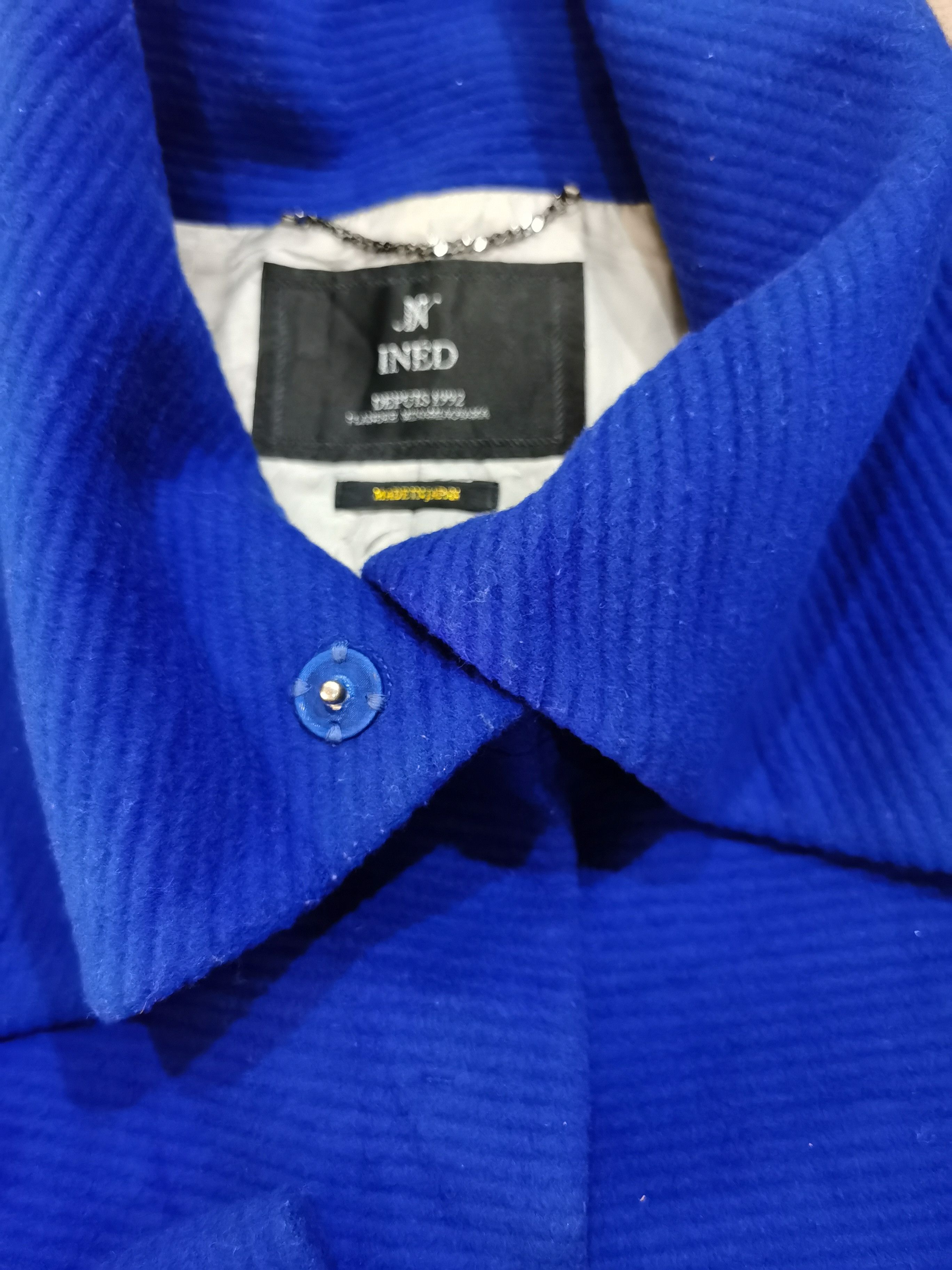 Japanese Brand Vintage INED Depuis 1992 by Yohji Yamamoto Wool Jacket Size XS / US 0-2 / IT 36-38 - 12 Thumbnail