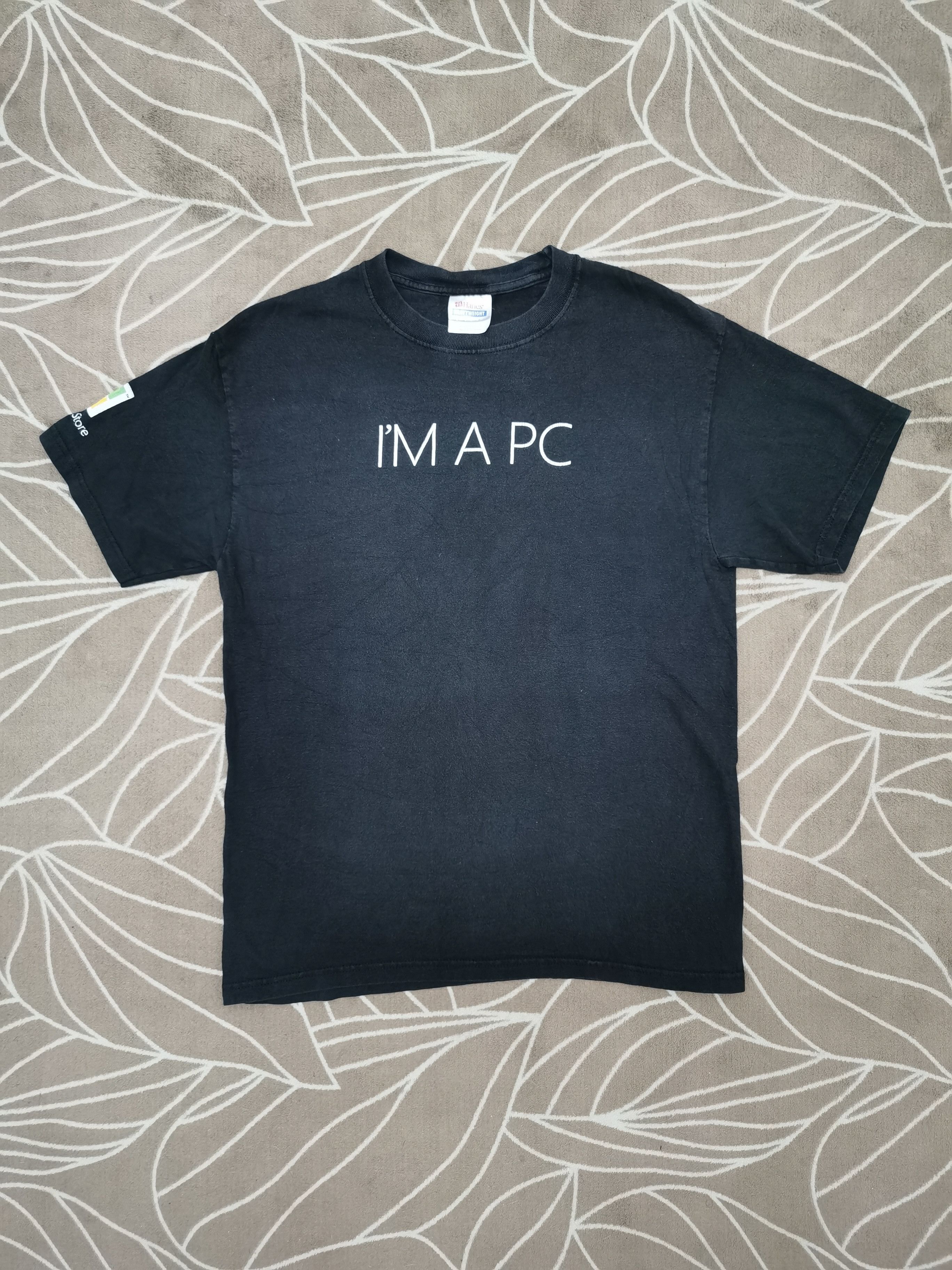 Hanes Vintage Microsoft I'M A PC T-shirt Size US M / EU 48-50 / 2 - 1 Thumbnail
