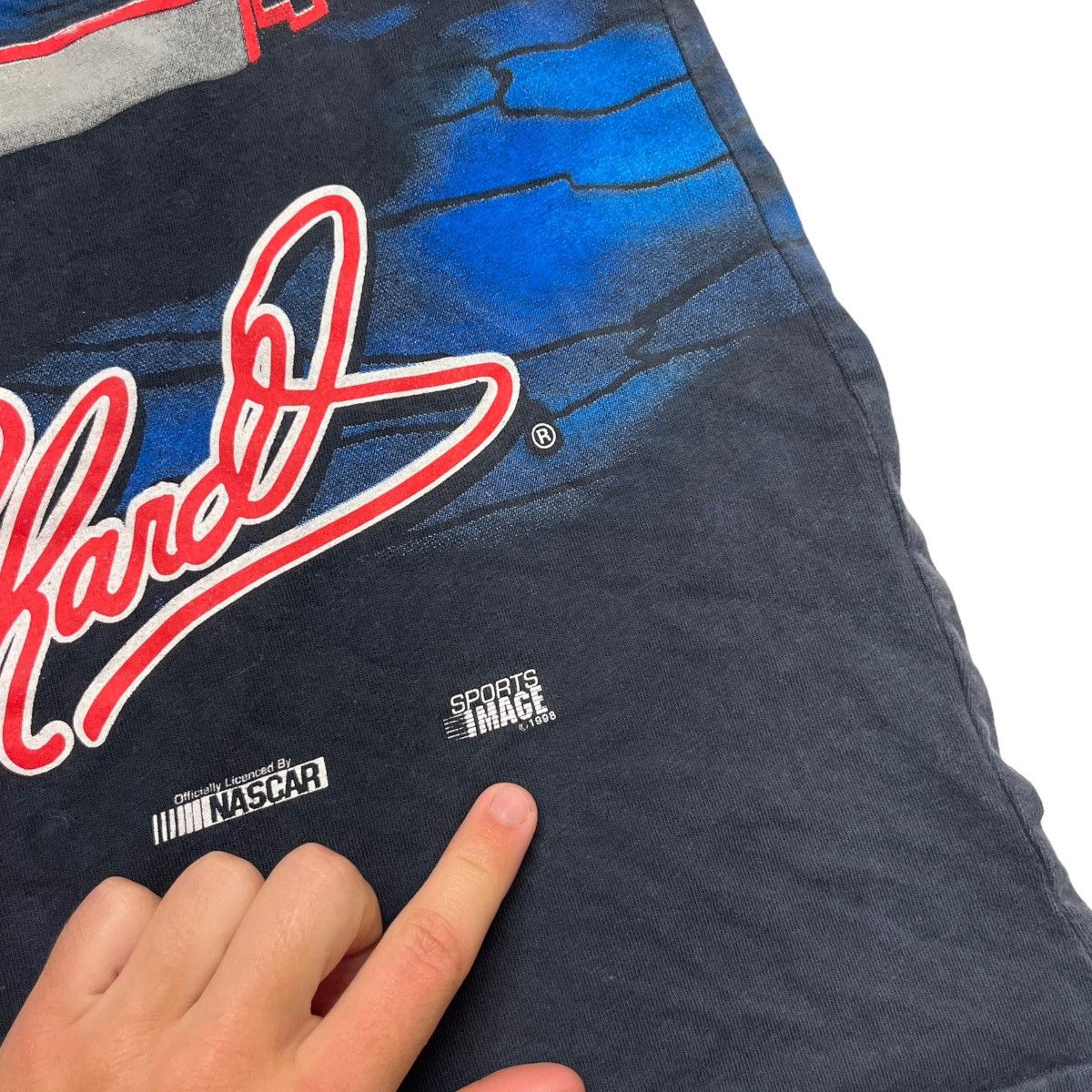 Chase Authentics 1998 NASCAR Dale Earnhardt The Quest AOP Tee Size US XL / EU 56 / 4 - 7 Thumbnail
