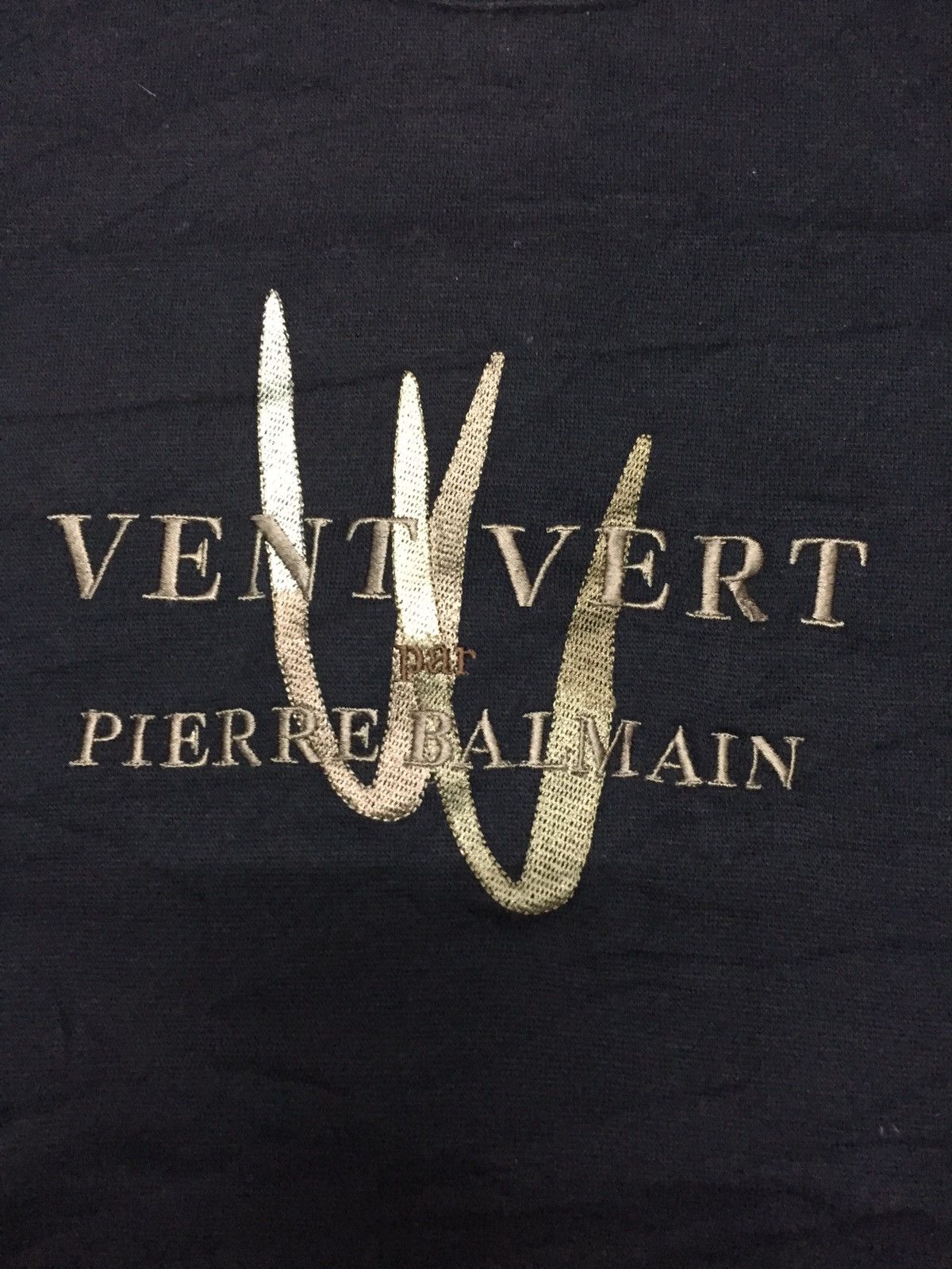 Balmain Vintage Pierre Balmain Vent Vert Embroidery Sweatshirt Size US S / EU 44-46 / 1 - 2 Thumbnail