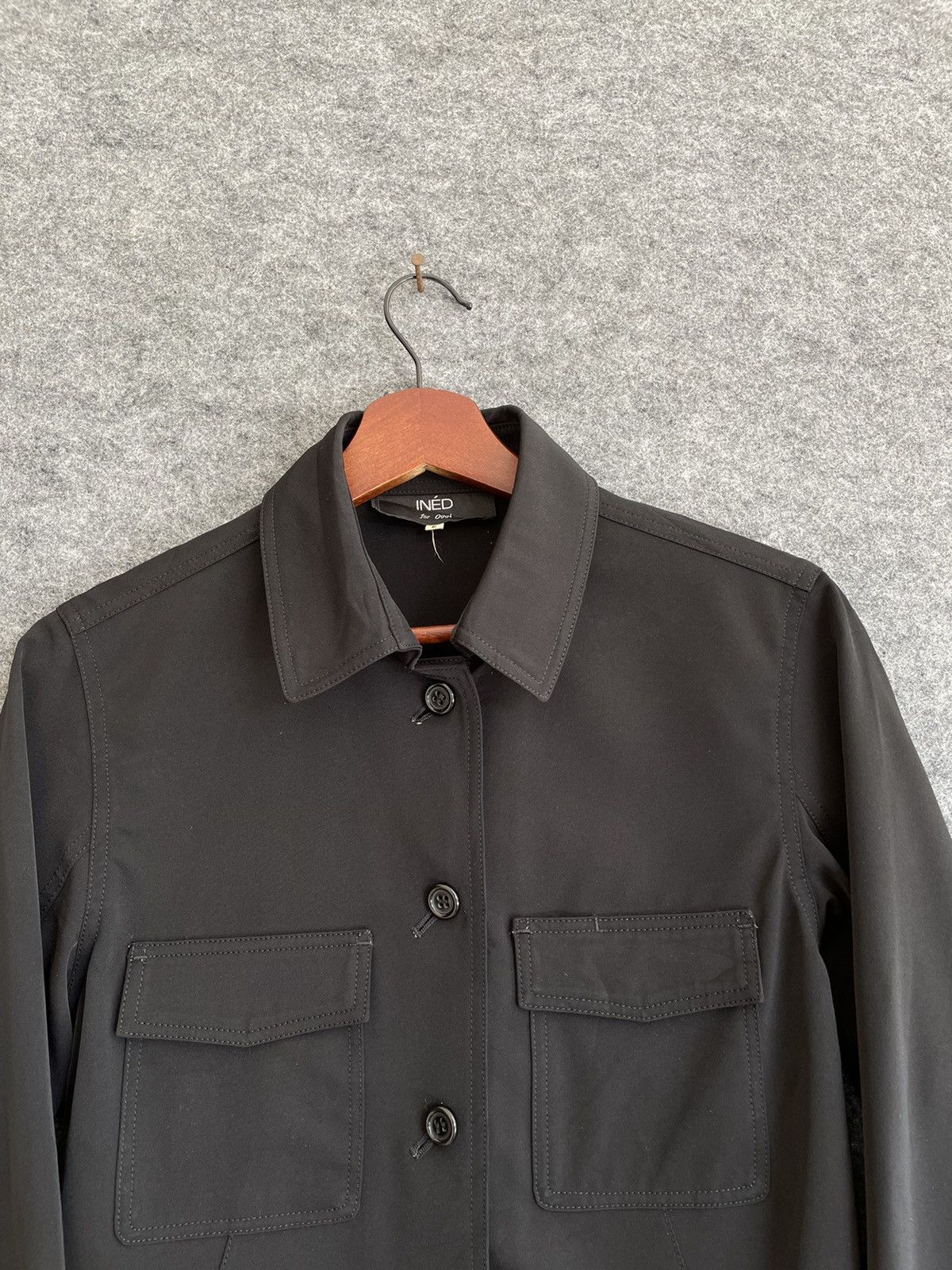 Japanese Brand INED FOR OGGI BLACK JACKET Size US M / EU 48-50 / 2 - 2 Thumbnail