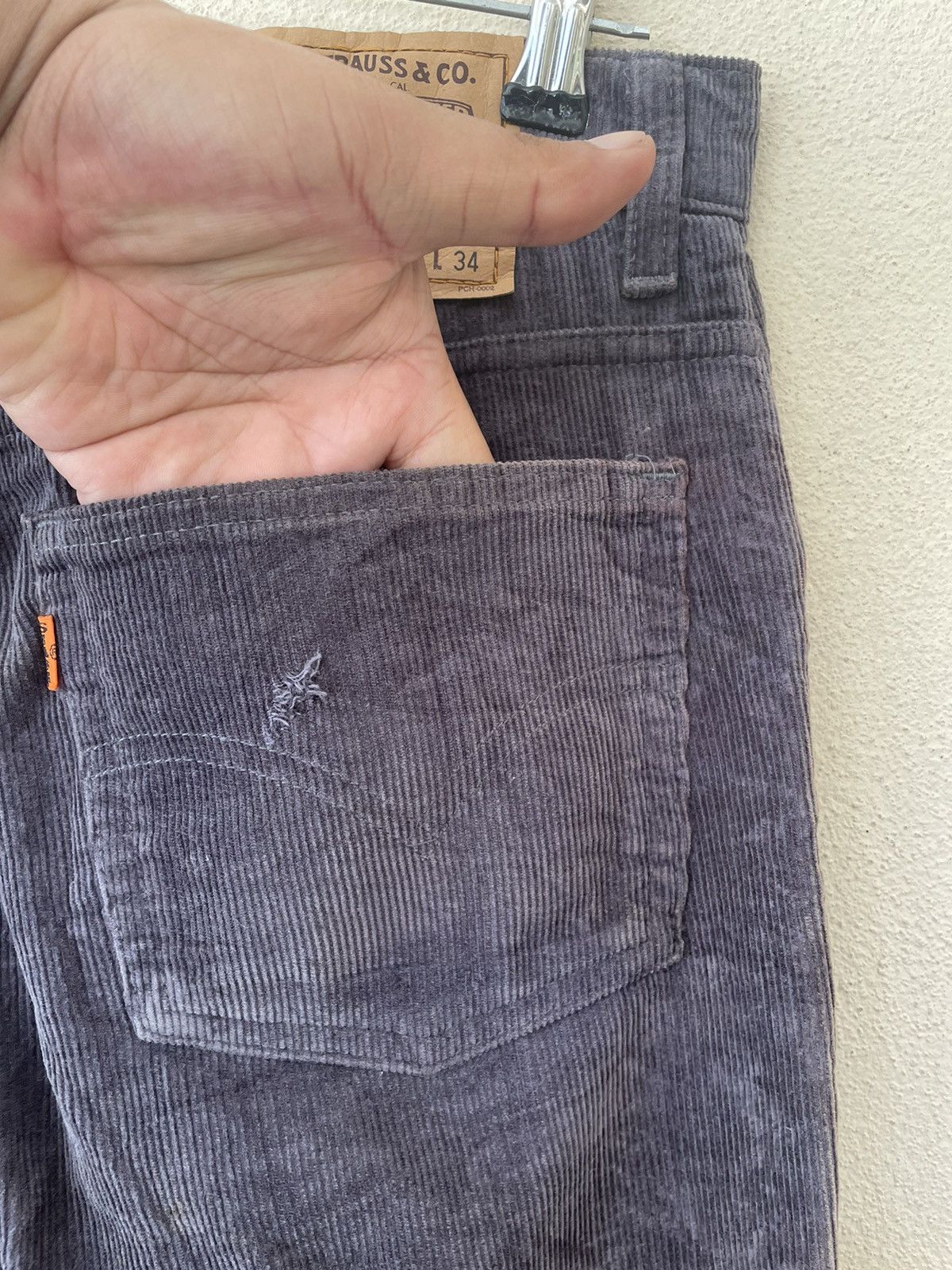 Levi's × Levi's Vintage Clothing VINTAGE SUN FADED LEVIS ORANGE TAB CORDUROY J09 BUTTON Size US 30 / EU 46 - 8 Thumbnail
