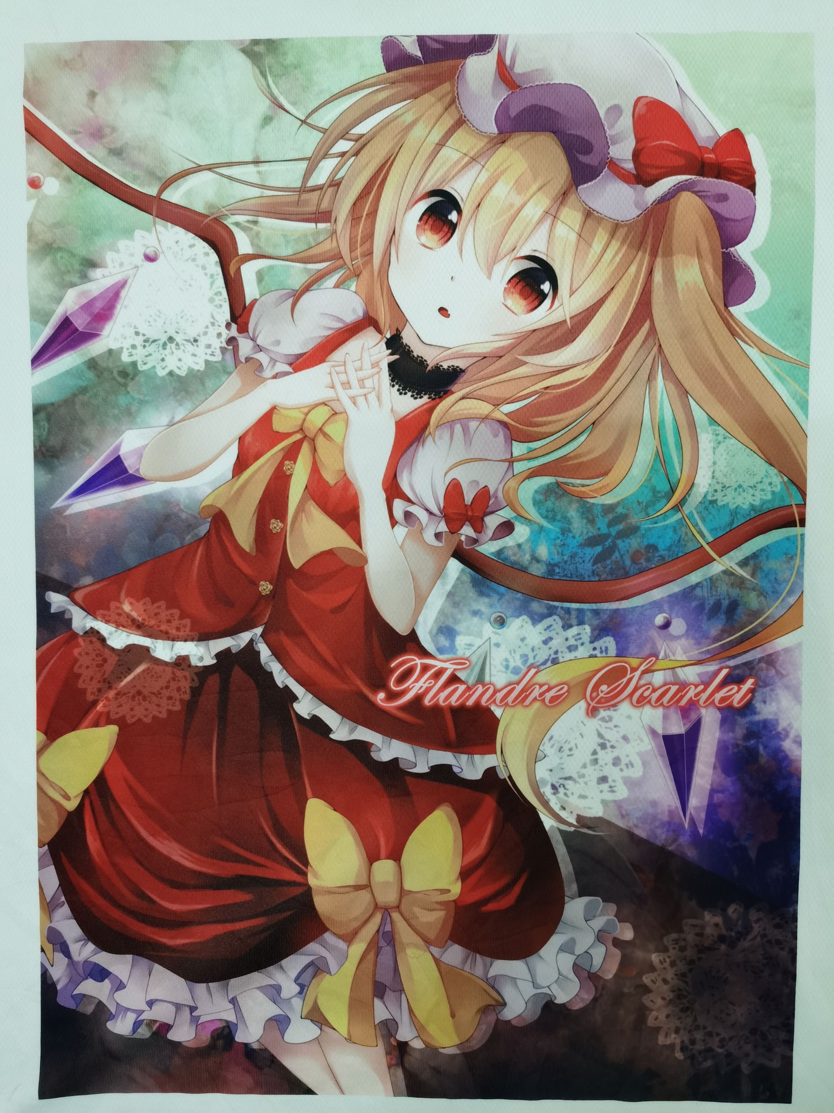 Anime Flandre Scarlet Over Print Jersey T-shirt Size US L / EU 52-54 / 3 - 2 Thumbnail