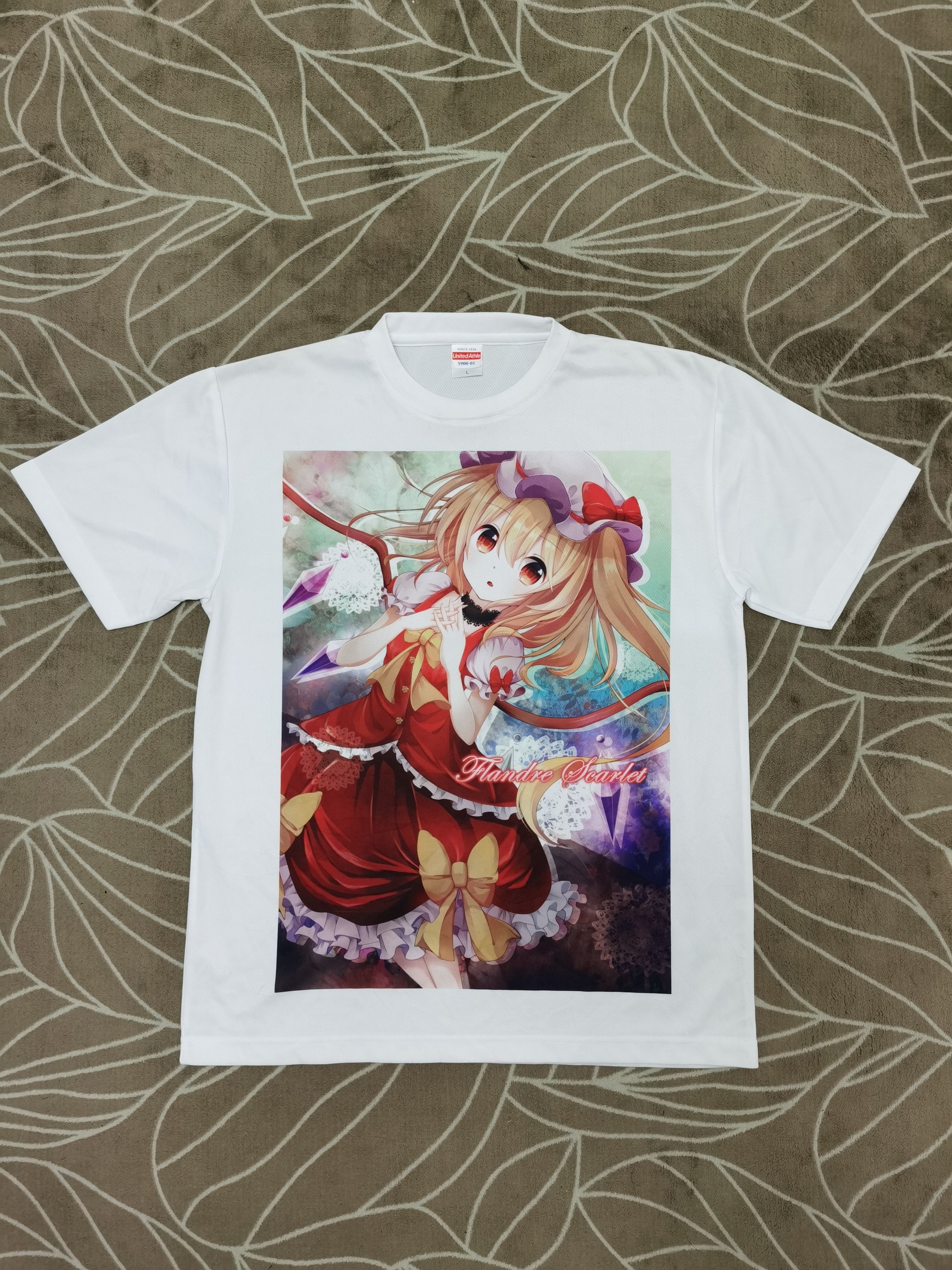 Anime Flandre Scarlet Over Print Jersey T-shirt Size US L / EU 52-54 / 3 - 1 Thumbnail