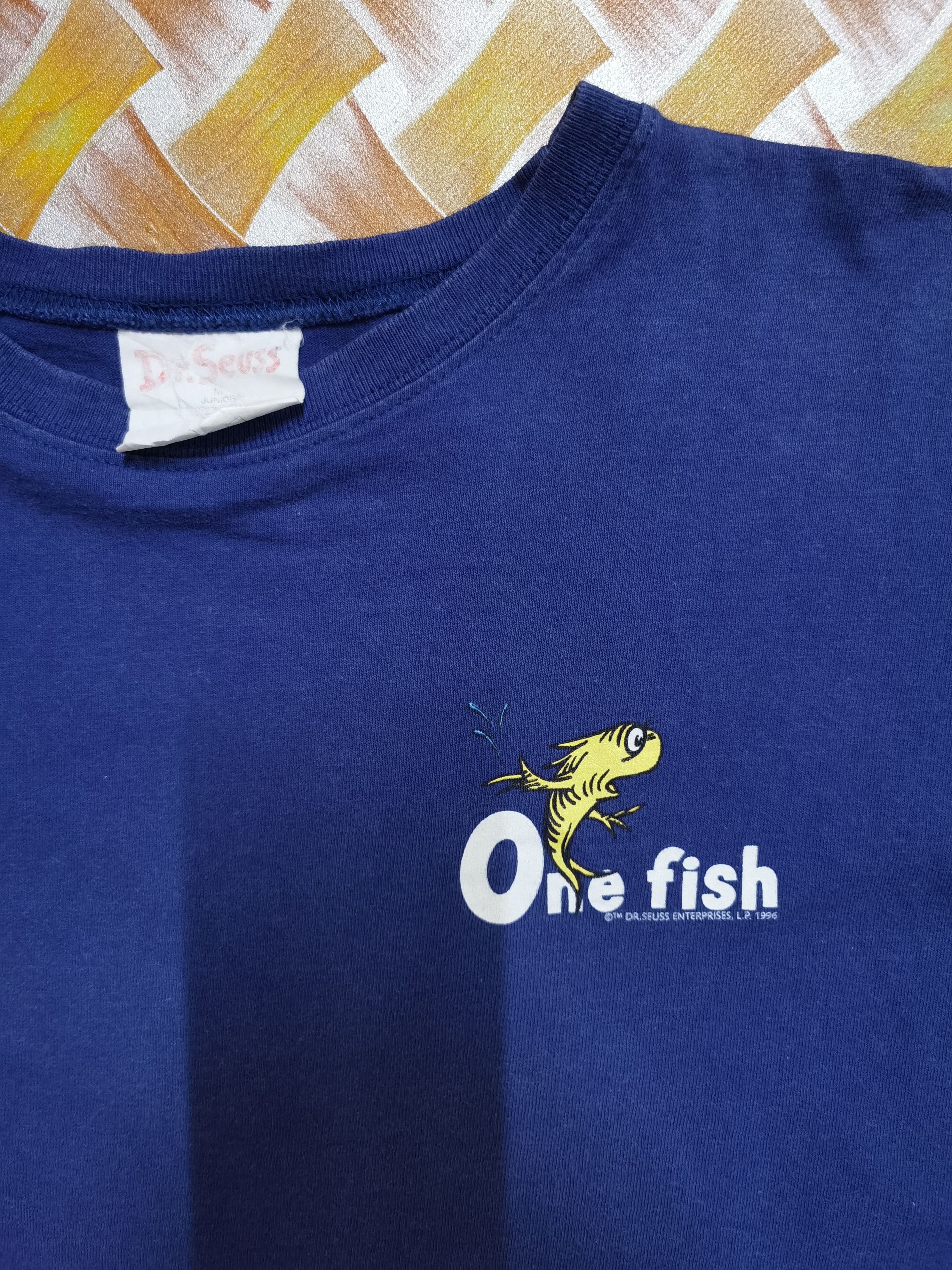 Cartoon Network Vintage 1996 Dr Suess One Fish Two Fish Size US M / EU 48-50 / 2 - 2 Thumbnail