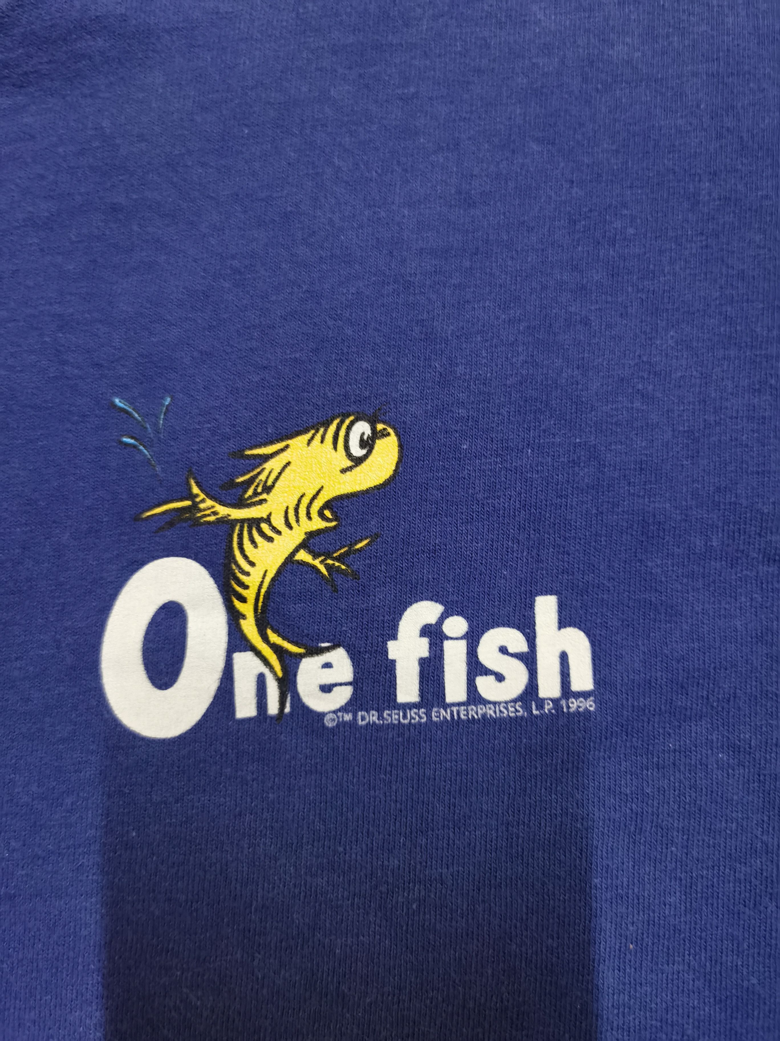 Cartoon Network Vintage 1996 Dr Suess One Fish Two Fish Size US M / EU 48-50 / 2 - 4 Thumbnail