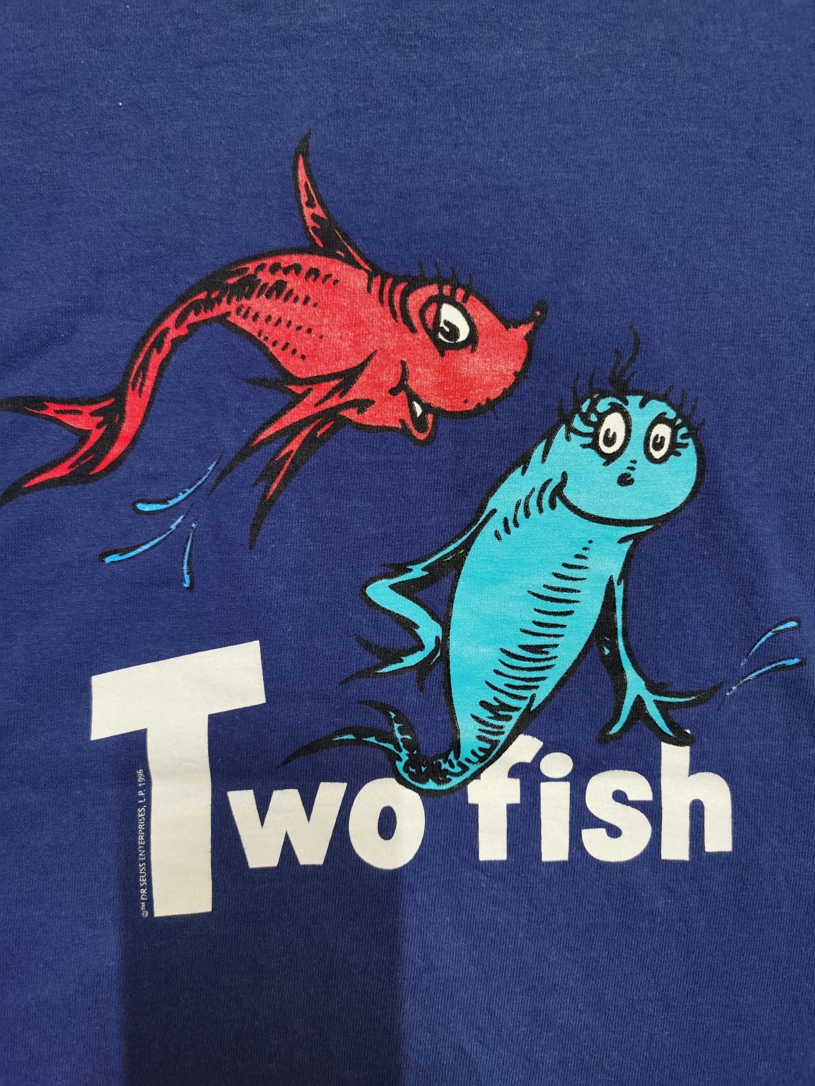 Cartoon Network Vintage 1996 Dr Suess One Fish Two Fish Size US M / EU 48-50 / 2 - 6 Thumbnail