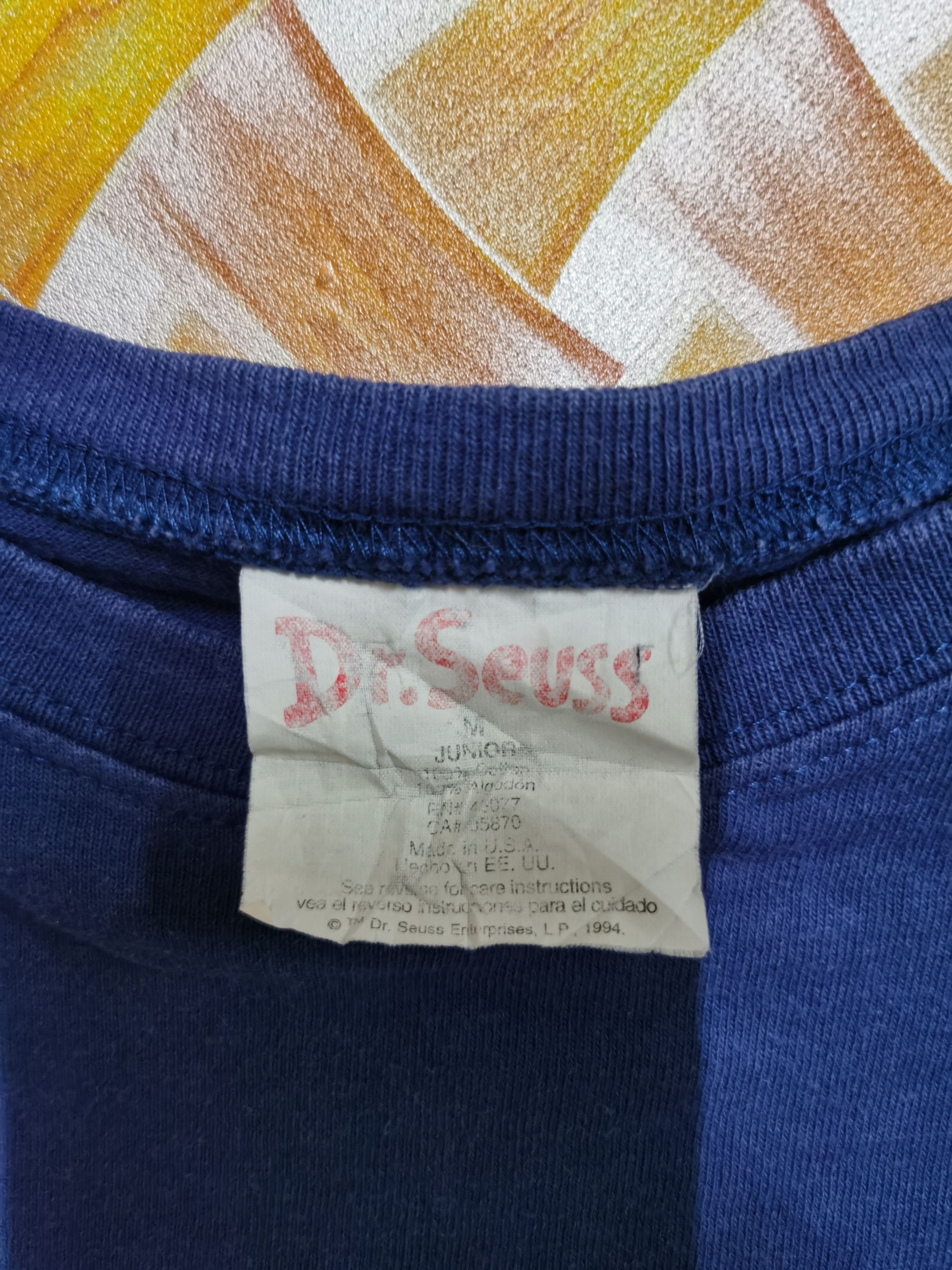 Cartoon Network Vintage 1996 Dr Suess One Fish Two Fish Size US M / EU 48-50 / 2 - 3 Thumbnail