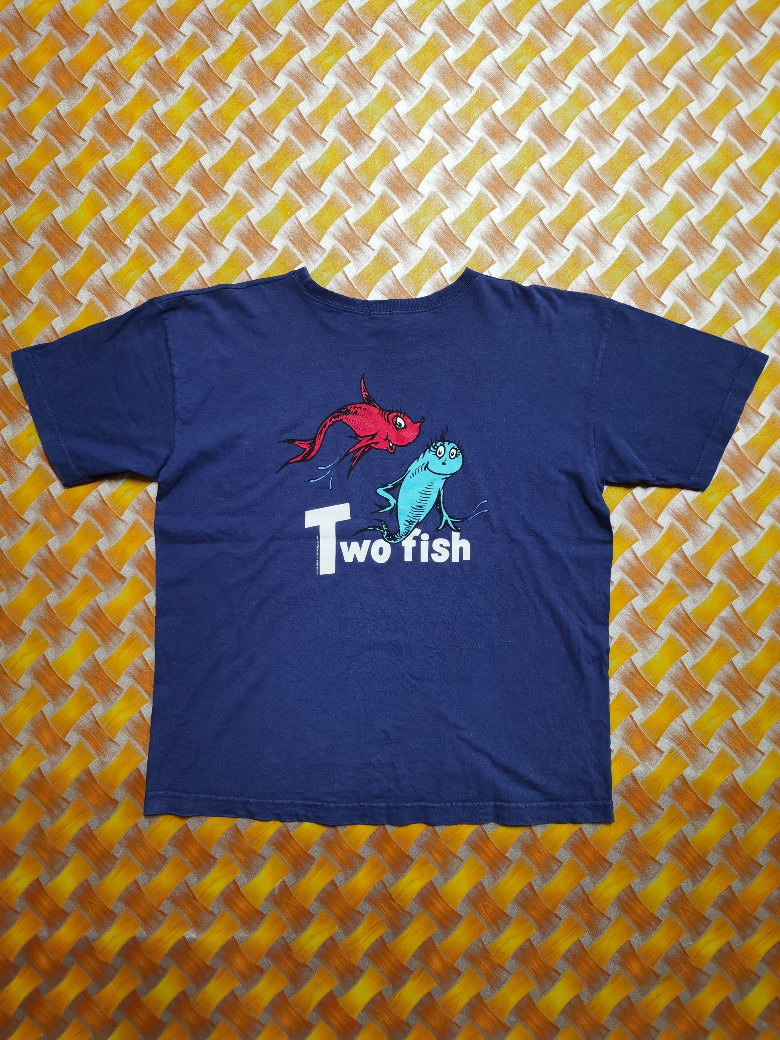 Cartoon Network Vintage 1996 Dr Suess One Fish Two Fish Size US M / EU 48-50 / 2 - 5 Thumbnail
