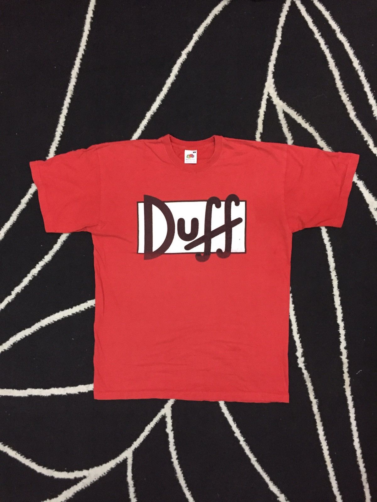 Fruit Of The Loom 🔥Last Drop🔥RARE ''Duff Beer'' The Simpsons Logo T-shirt Size US M / EU 48-50 / 2 - 1 Thumbnail