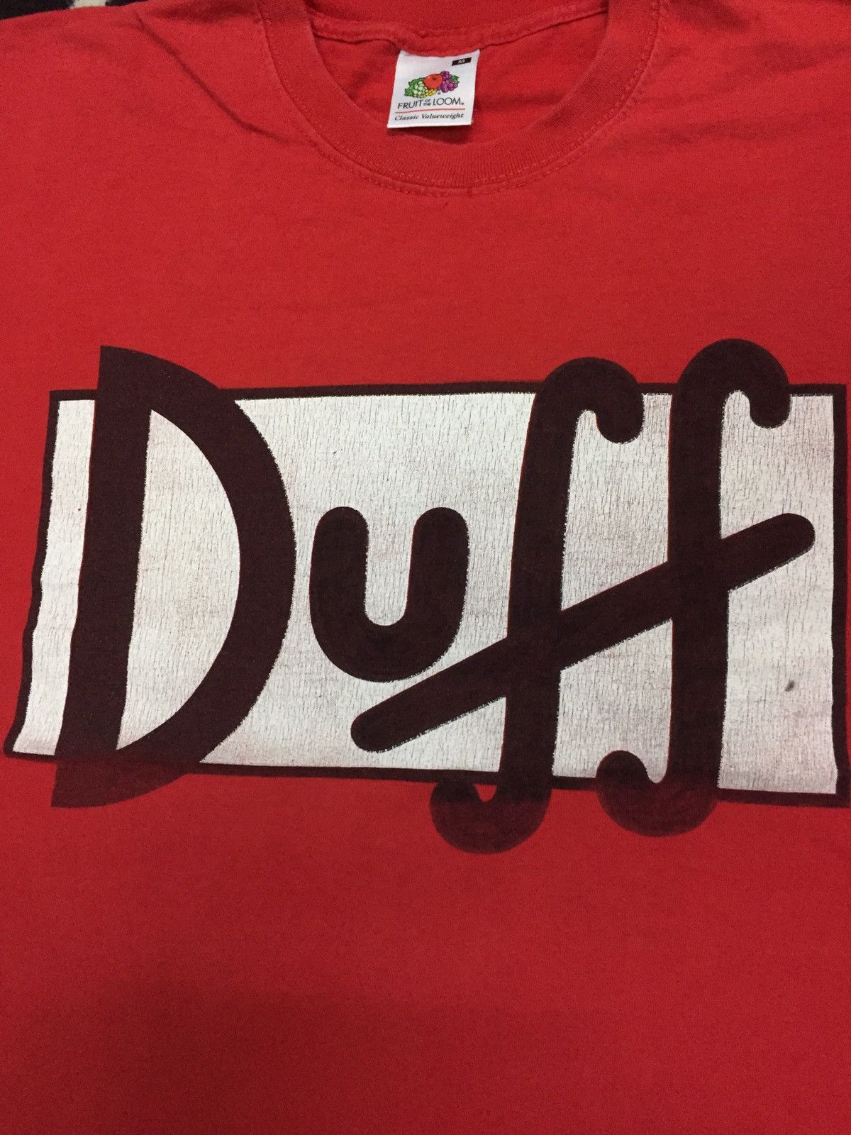 Fruit Of The Loom 🔥Last Drop🔥RARE ''Duff Beer'' The Simpsons Logo T-shirt Size US M / EU 48-50 / 2 - 3 Thumbnail