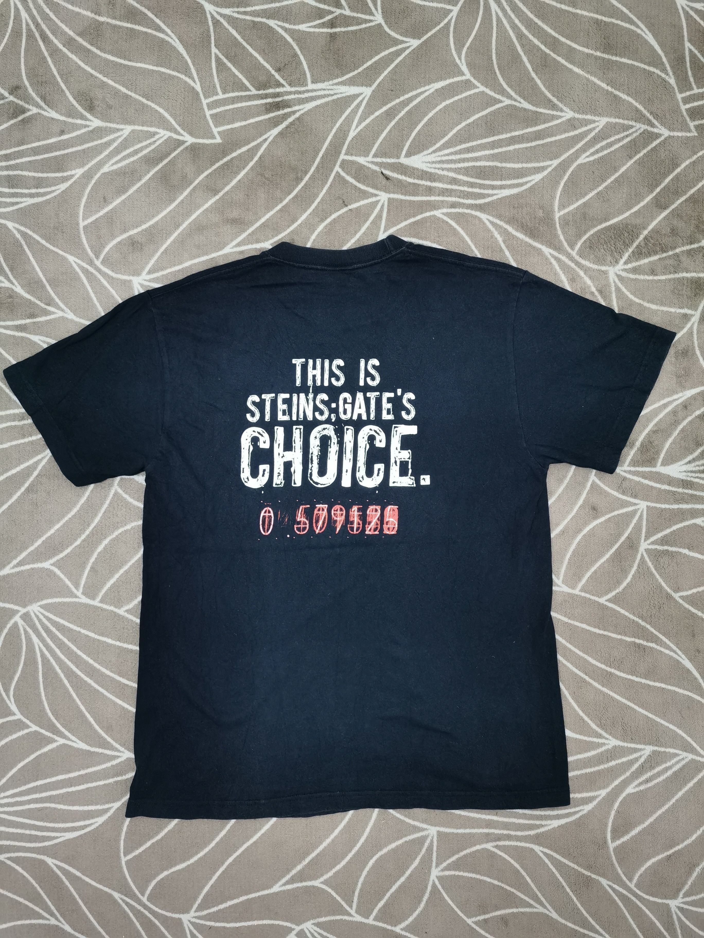 Anime Steins:Gate's El Psy Congroo Anime T-shirt Size US L / EU 52-54 / 3 - 4 Thumbnail