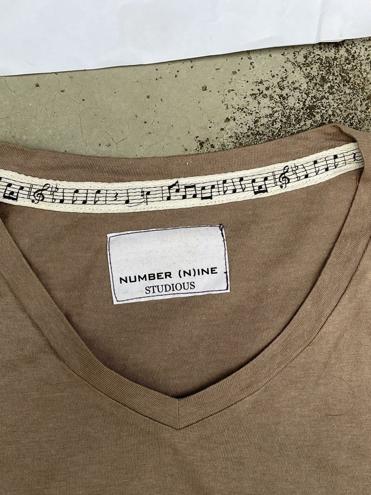 Number (N)ine NUMBER (N)INE STUDIOUS V NECK TEE Size US M / EU 48-50 / 2 - 5 Thumbnail