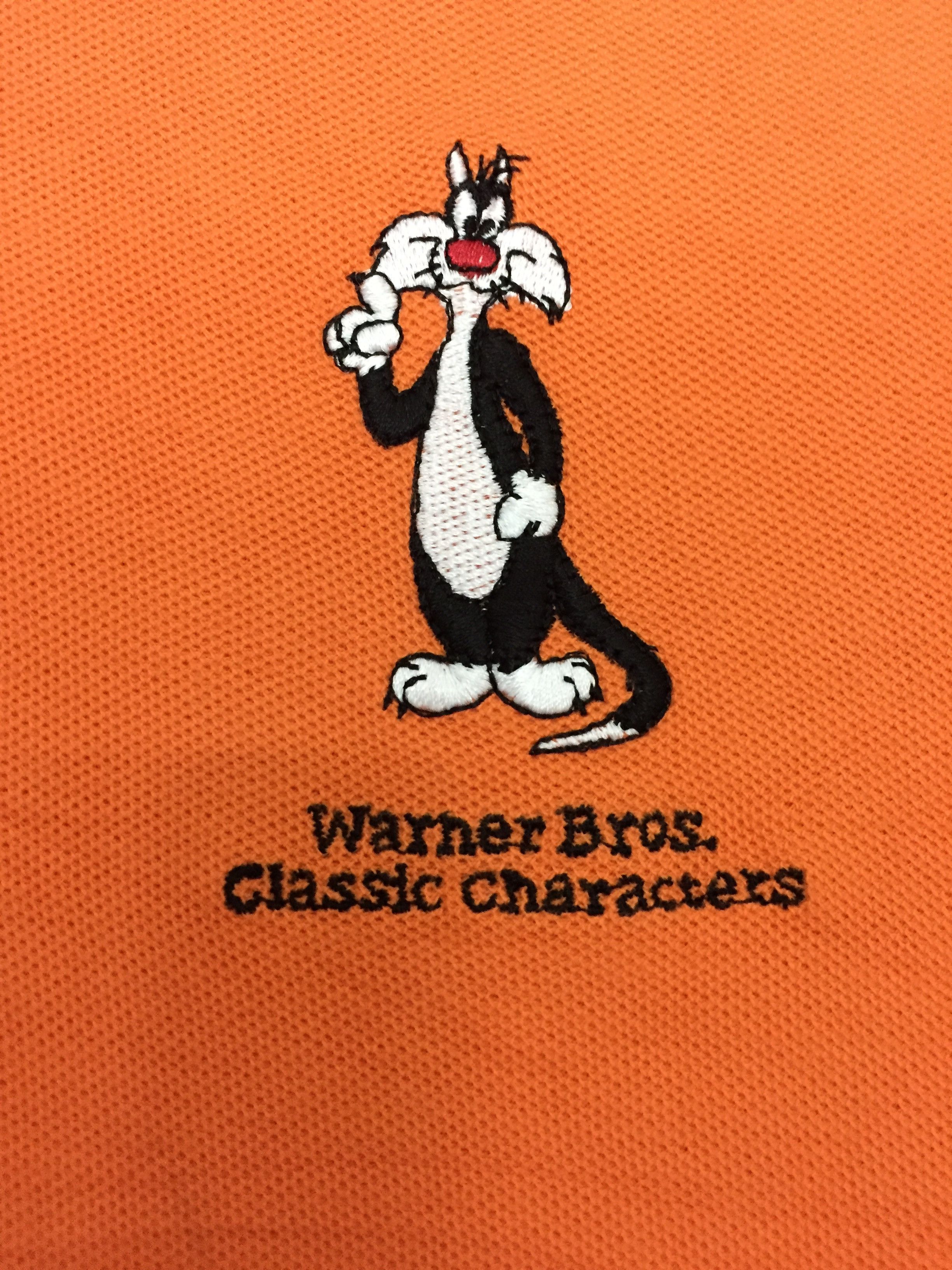 Vintage × Warner Bros 🔥SALE🔥Vintage 1992 Warner Bros Sylvester Polos T-shirt Size US L / EU 52-54 / 3 - 3 Thumbnail